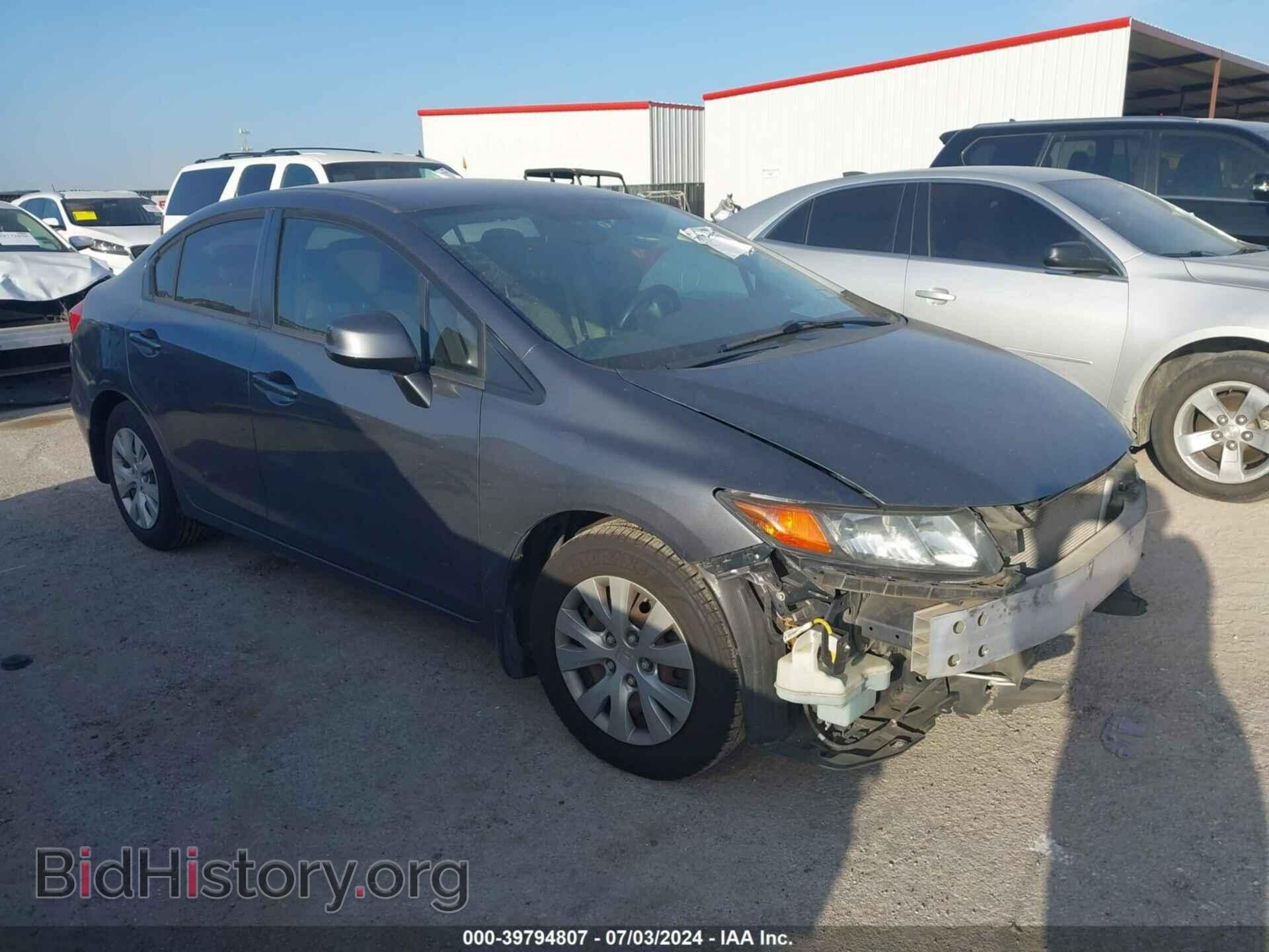 Фотография 19XFB2F5XCE035501 - HONDA CIVIC 2012