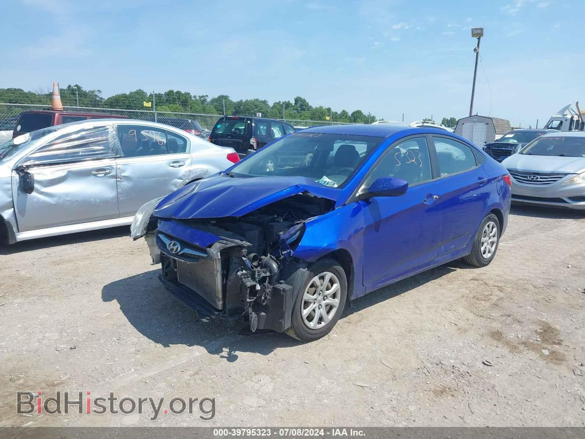 2012 HYUNDAI ACCENT - VIN: KMHCT4AEXCU222804 - Фото 2