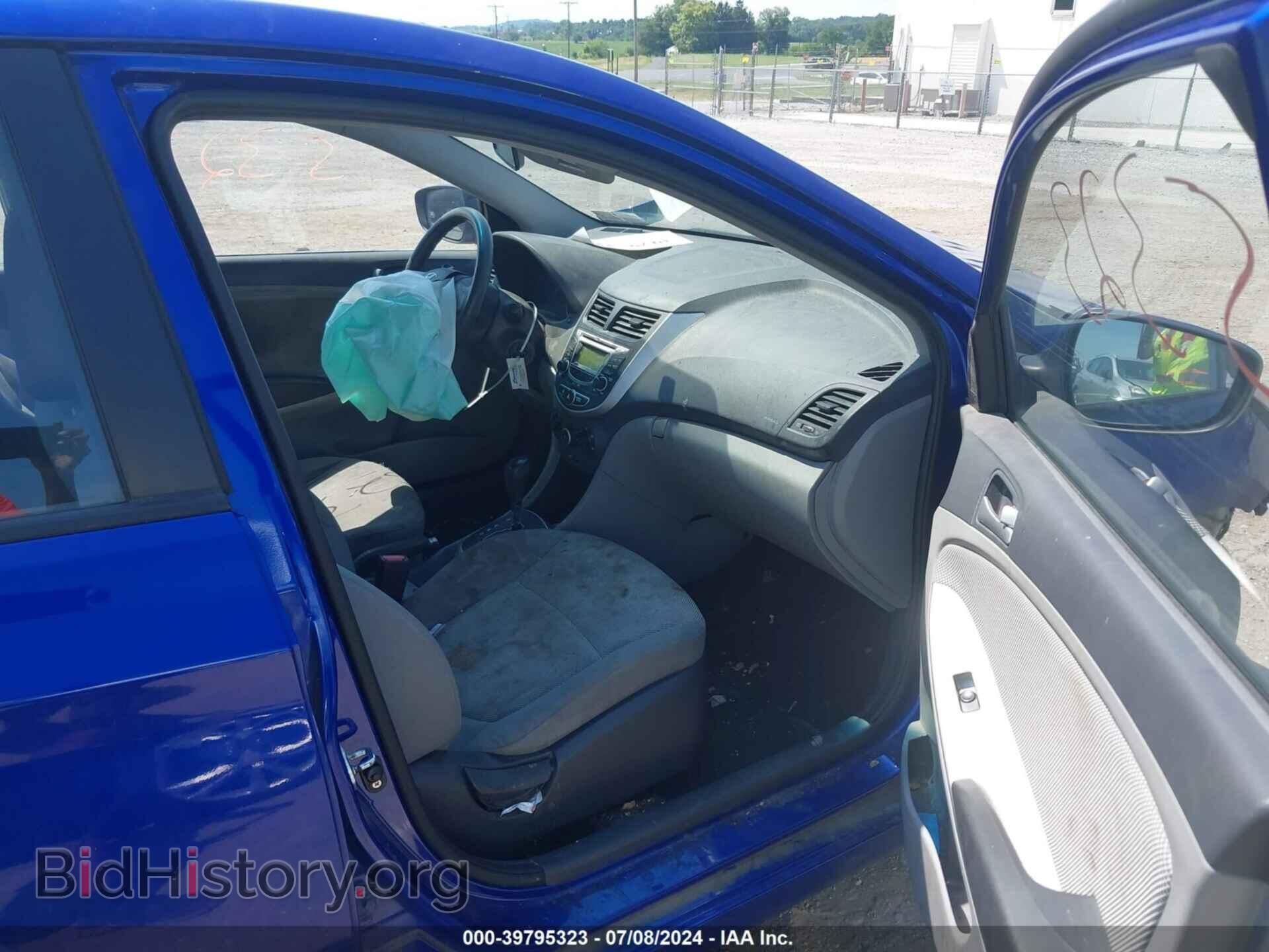 2012 HYUNDAI ACCENT - VIN: KMHCT4AEXCU222804 - Фото 5