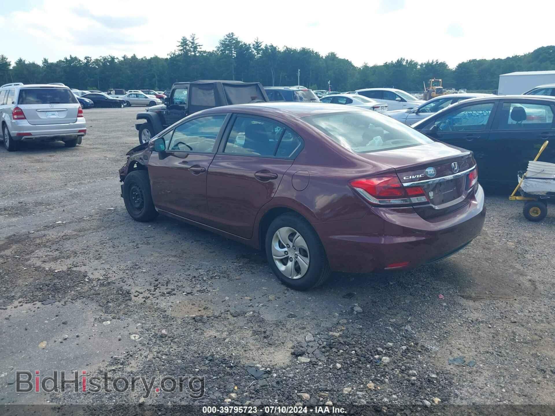 2013 HONDA CIVIC - VIN: 2HGFB2F52DH578574 - Фото 3