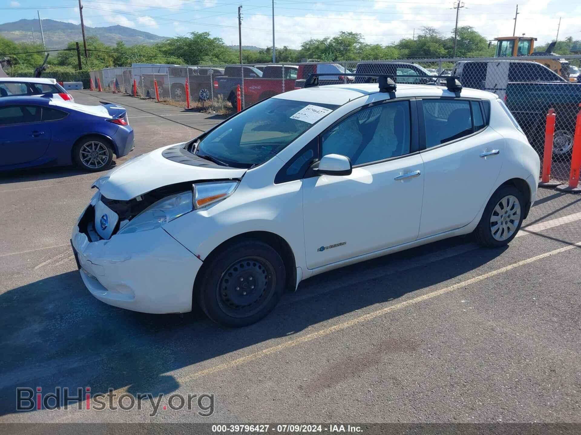2015 NISSAN LEAF - VIN: 1N4AZ0CP4FC306392 - Фото 2