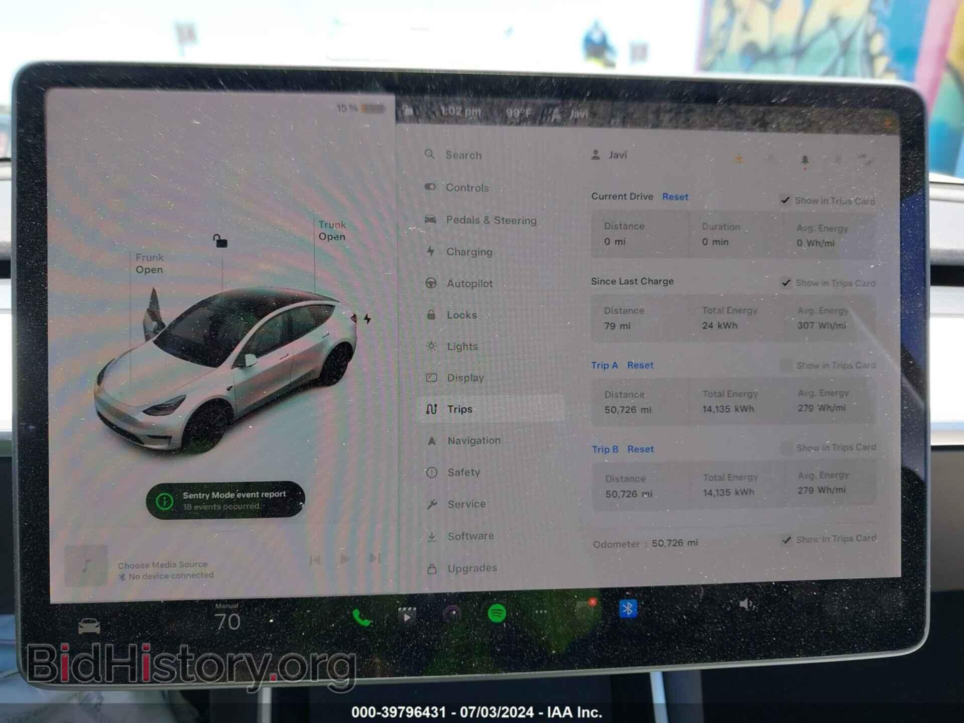 2020 TESLA MODEL Y - VIN: 5YJYGDEE4LF058564 - Фото 7