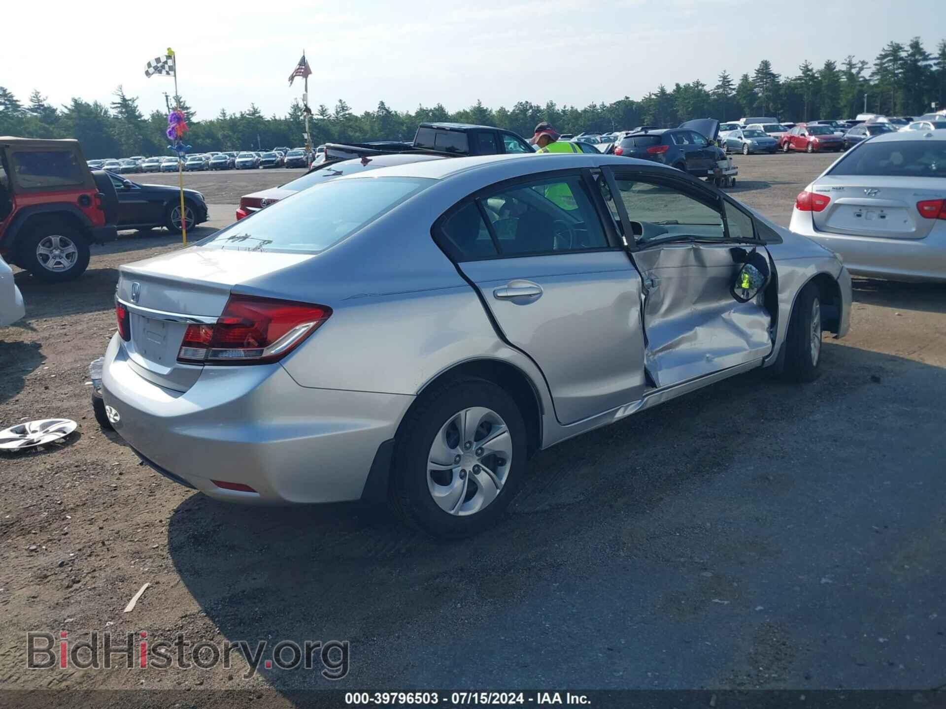 2014 HONDA CIVIC - VIN: 19XFB2F54EE081439 - Фото 4