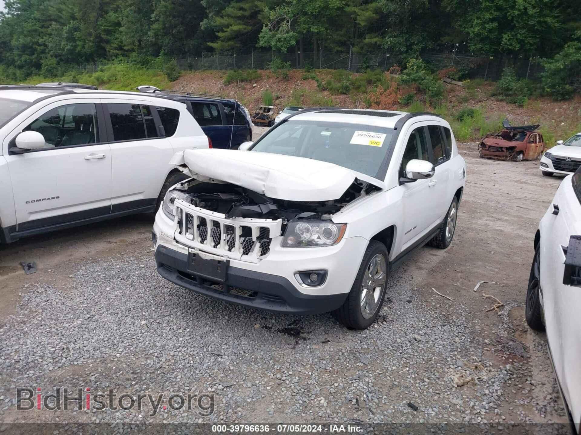 2014 JEEP COMPASS - VIN: 1C4NJDCB4ED708355 - Фото 2