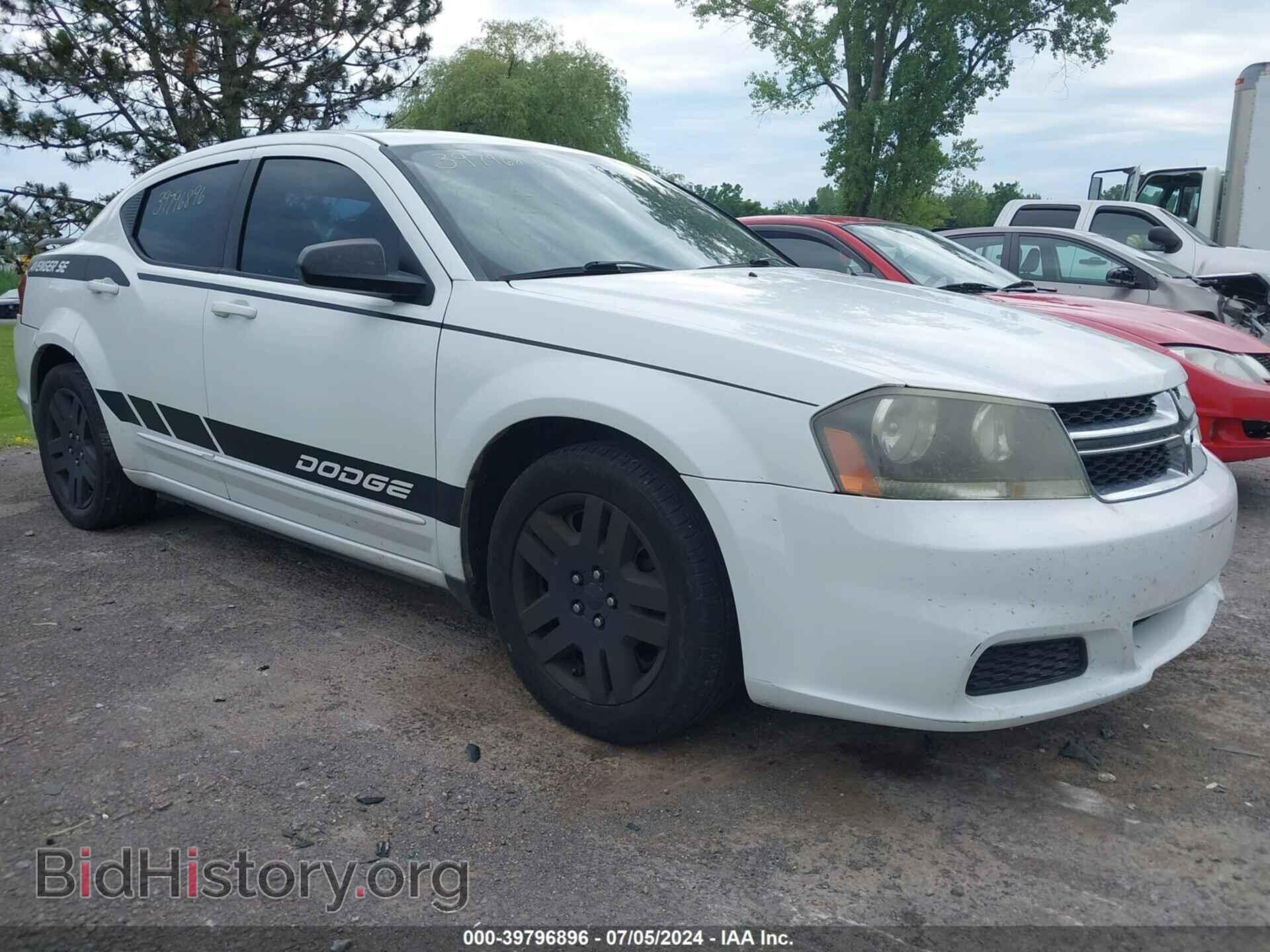 Photo 1C3CDZAG4CN309256 - DODGE AVENGER 2012