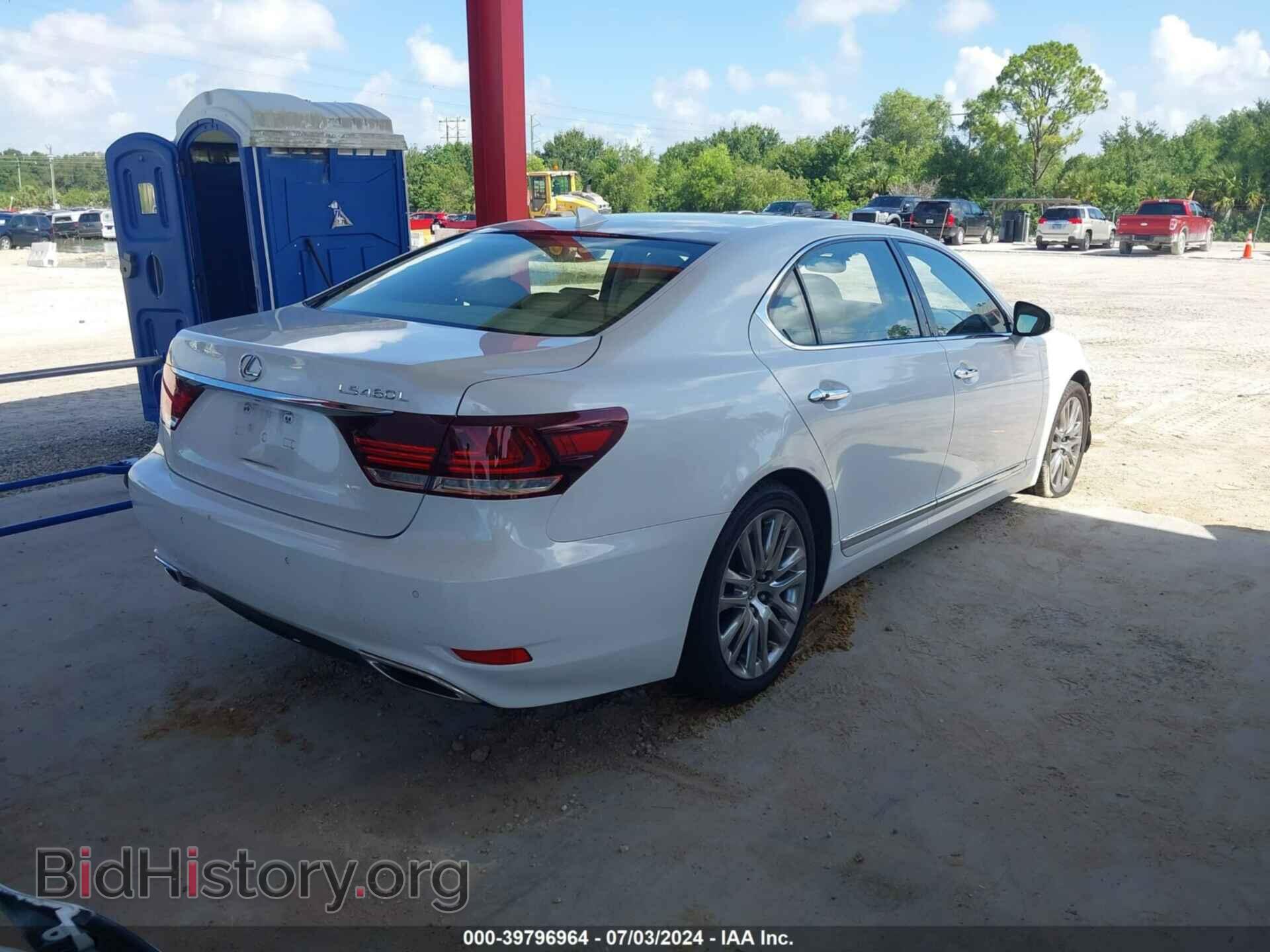 2014 LEXUS LS 460 - VIN: JTHGL5EF1E5052679 - Фото 4