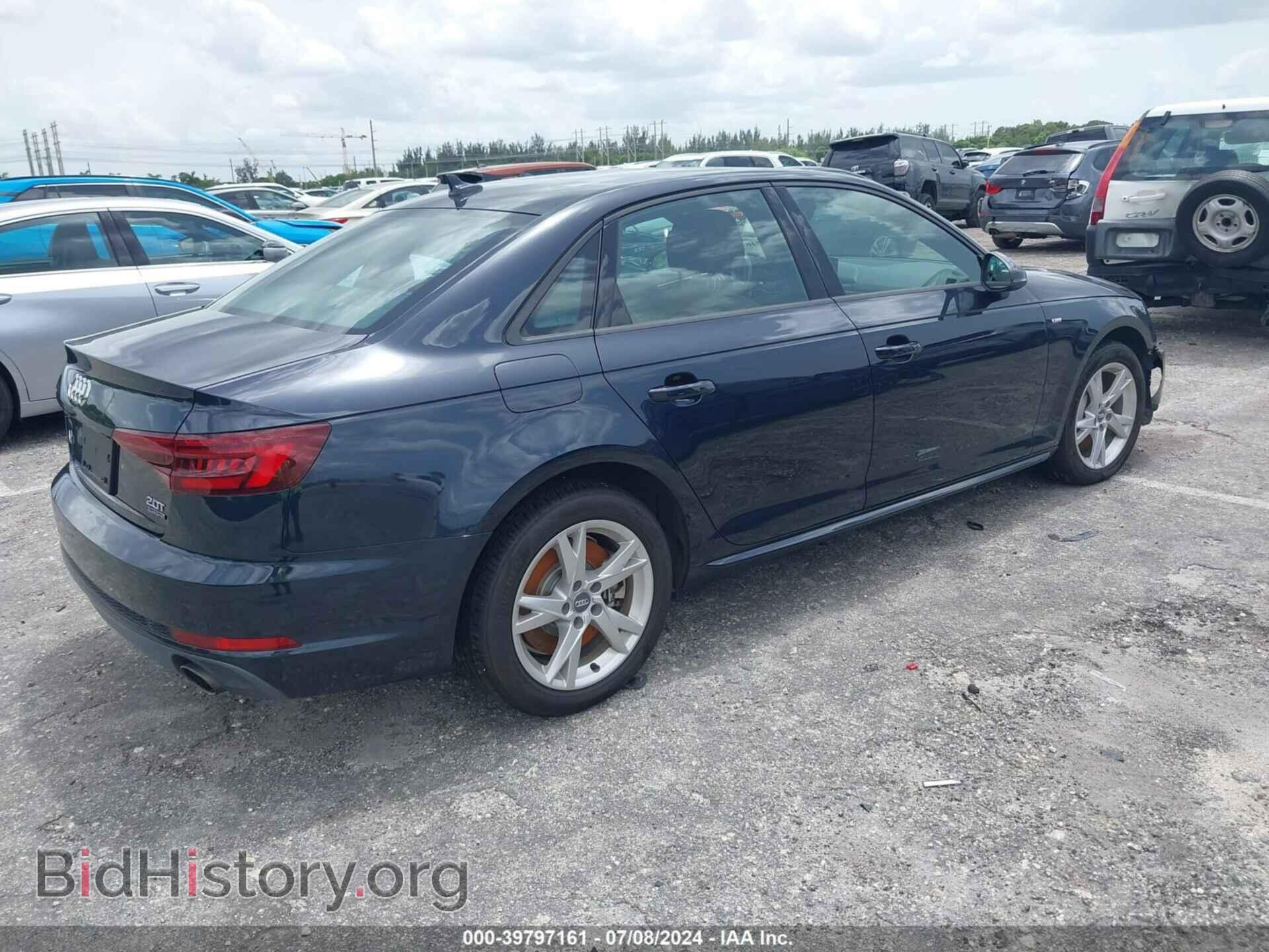 2018 AUDI A4 - VIN: WAUDNAF42JA139719 - Фото 4