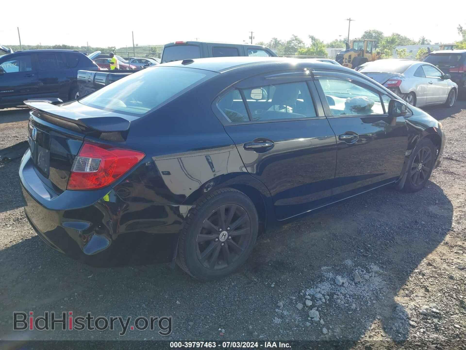 2012 HONDA CIVIC - VIN: 19XFB2F8XCE357565 - Фото 4