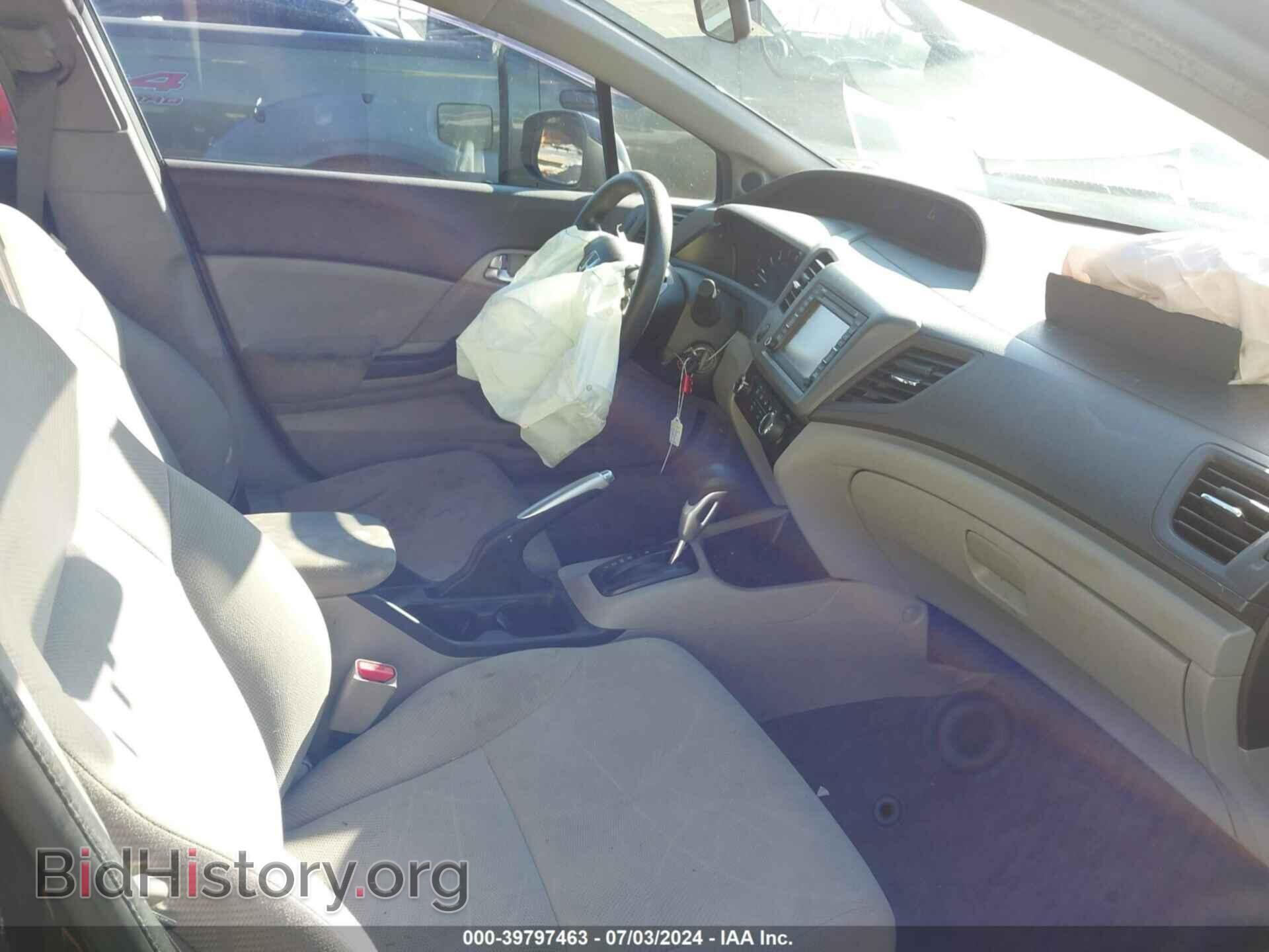 2012 HONDA CIVIC - VIN: 19XFB2F8XCE357565 - Фото 5