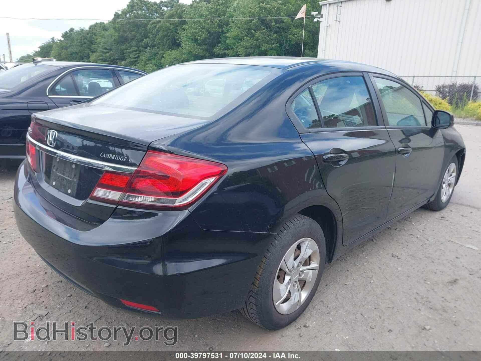 2013 HONDA CIVIC - VIN: 19XFB2E50DE032769 - Фото 4