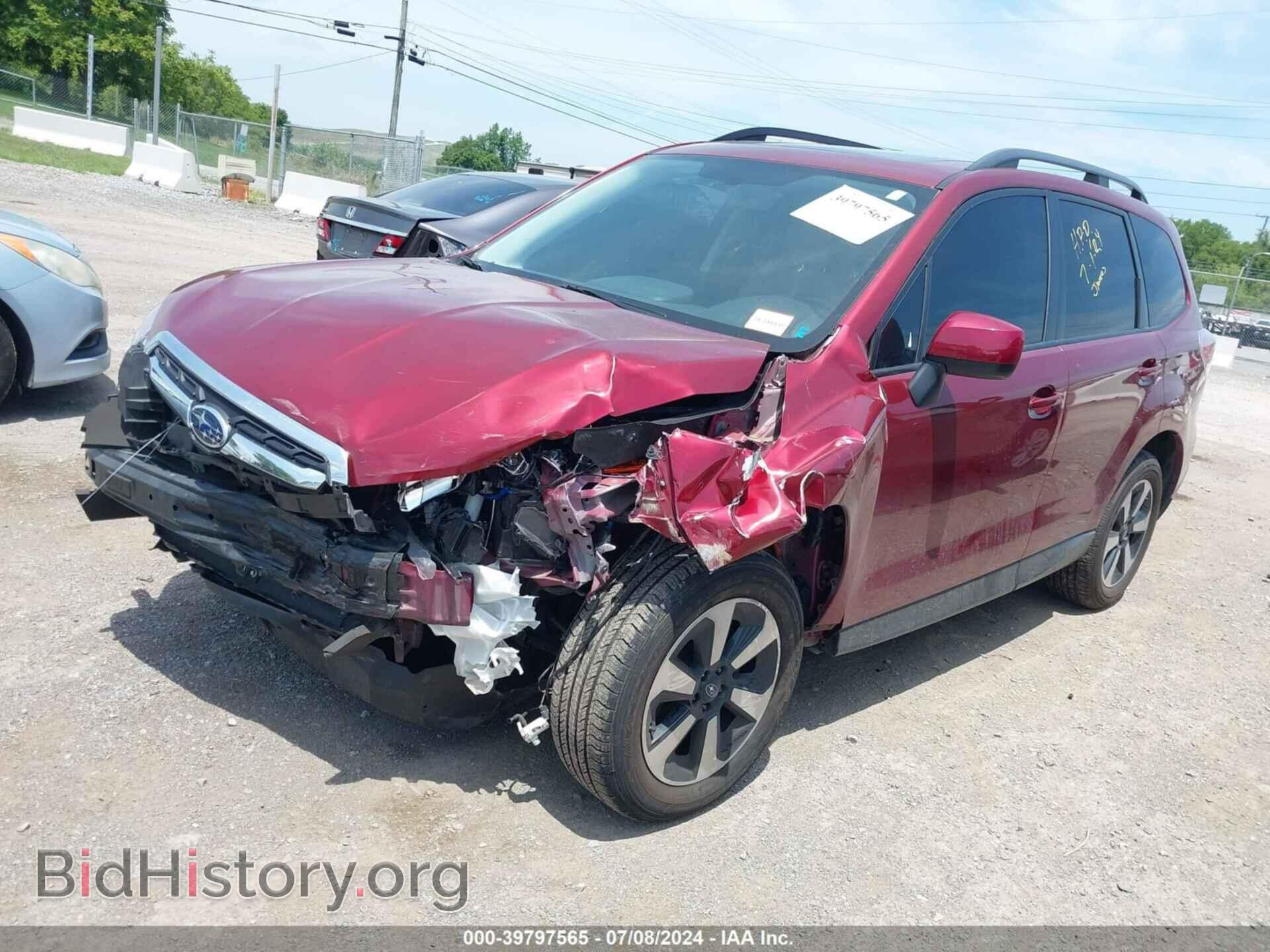 2018 SUBARU FORESTER - VIN: JF2SJADC3JH463609 - Фото 2