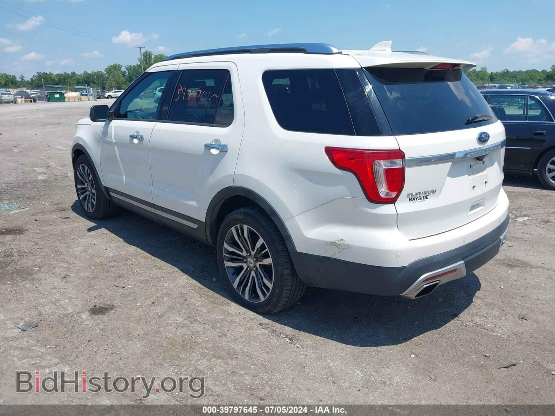 2016 FORD EXPLORER - VIN: 1FM5K8HT5GGB78318 - Фото 3