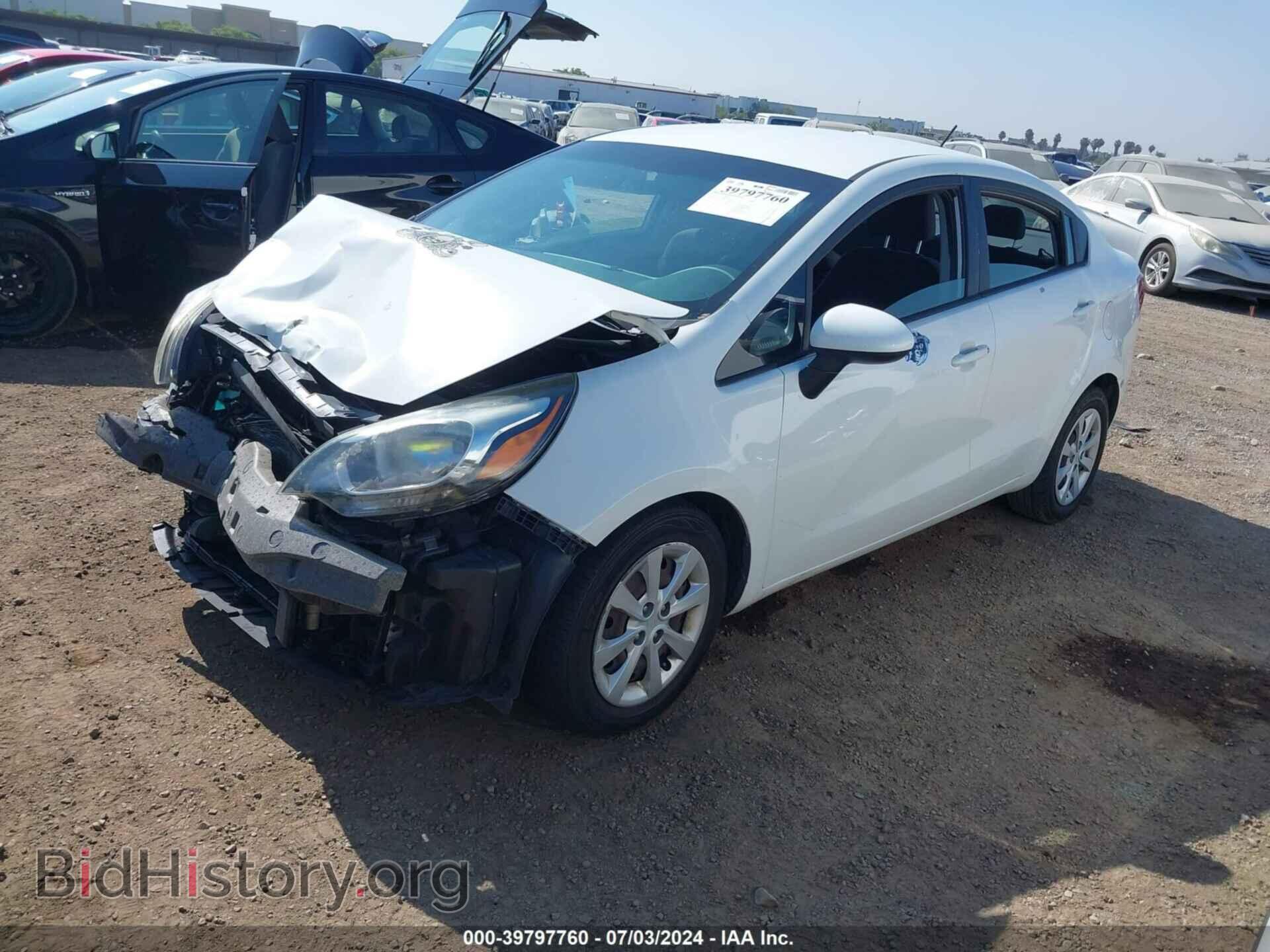 2013 KIA RIO - VIN: KNADM4A30D6306590 - Фото 2