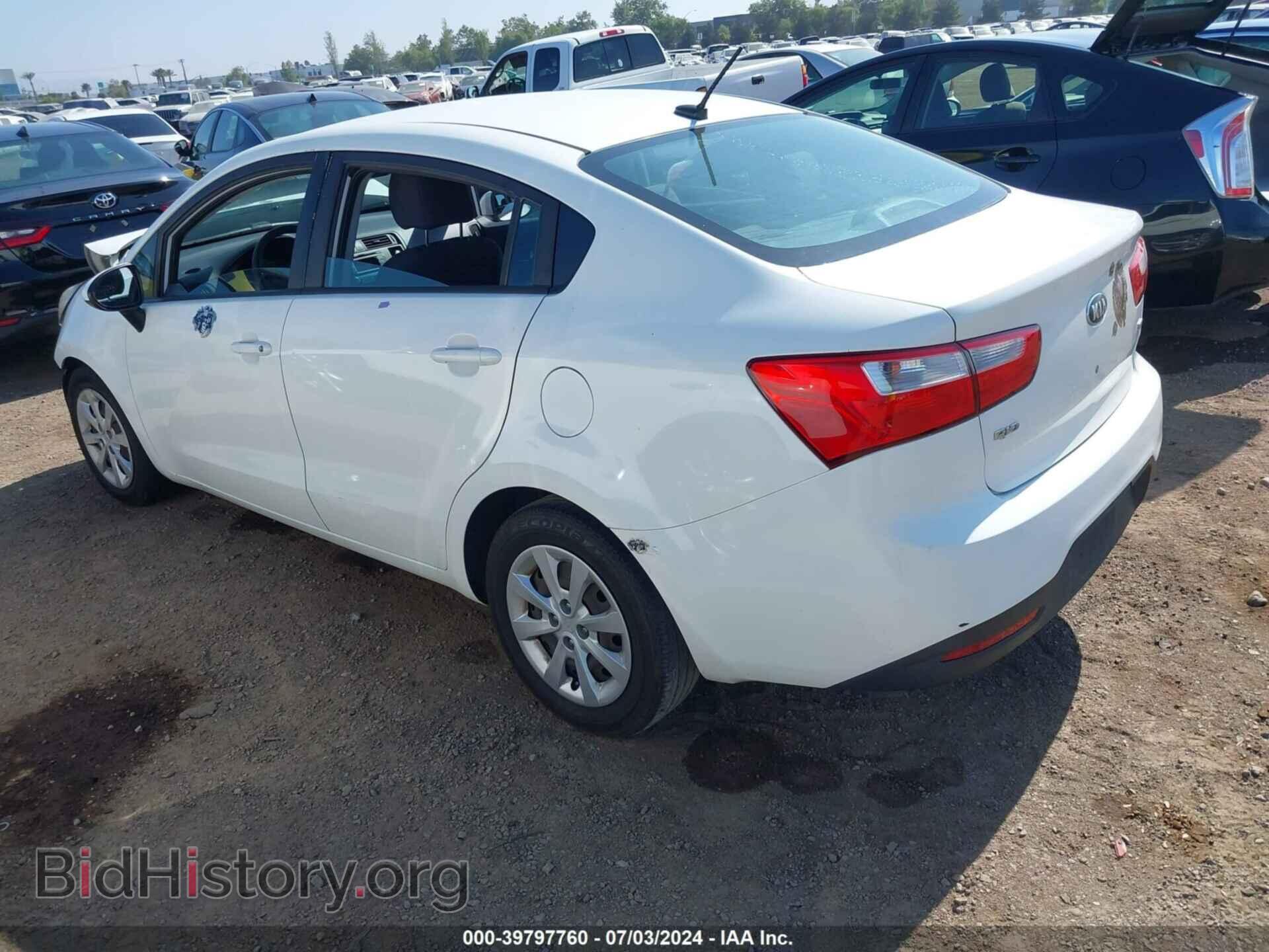 2013 KIA RIO - VIN: KNADM4A30D6306590 - Фото 3
