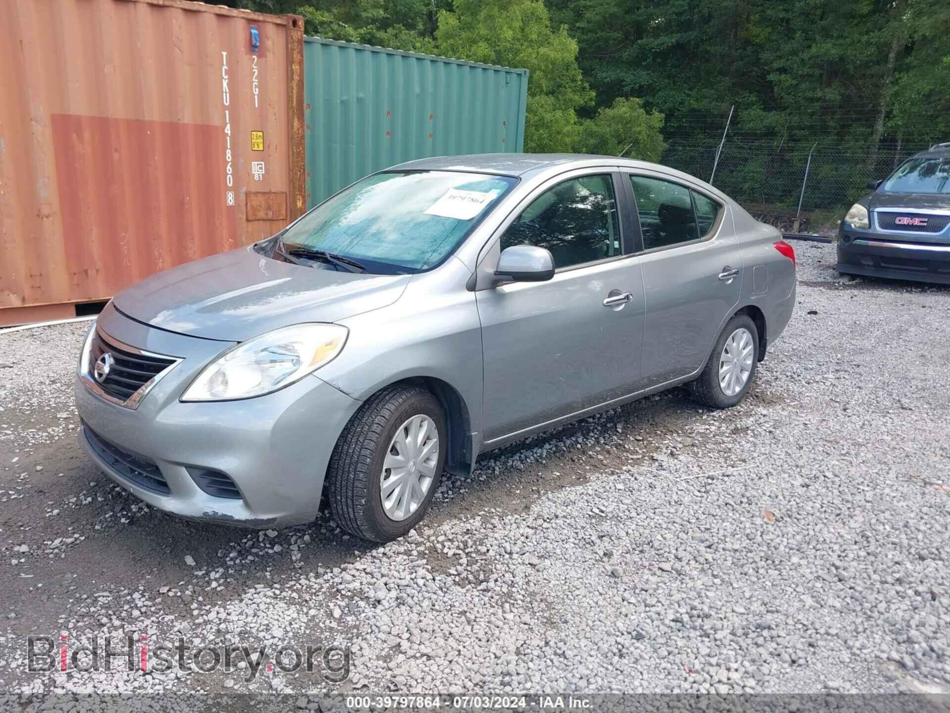 2012 NISSAN VERSA - VIN: 3N1CN7AP7CL856151 - Фото 2