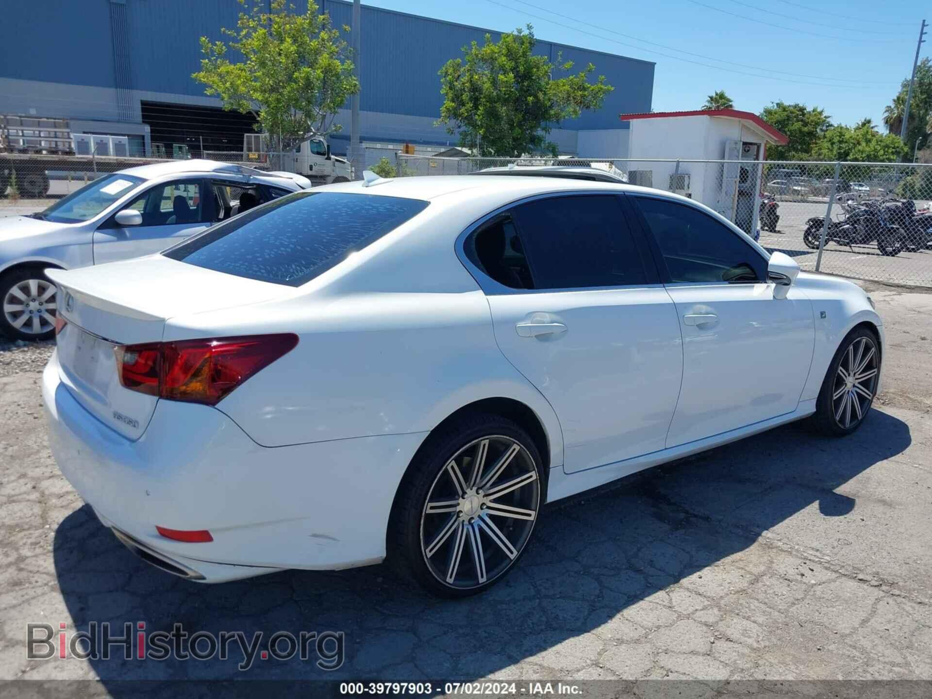 2014 LEXUS GS 350 - VIN: JTHBE1BL9E5032218 - Фото 4