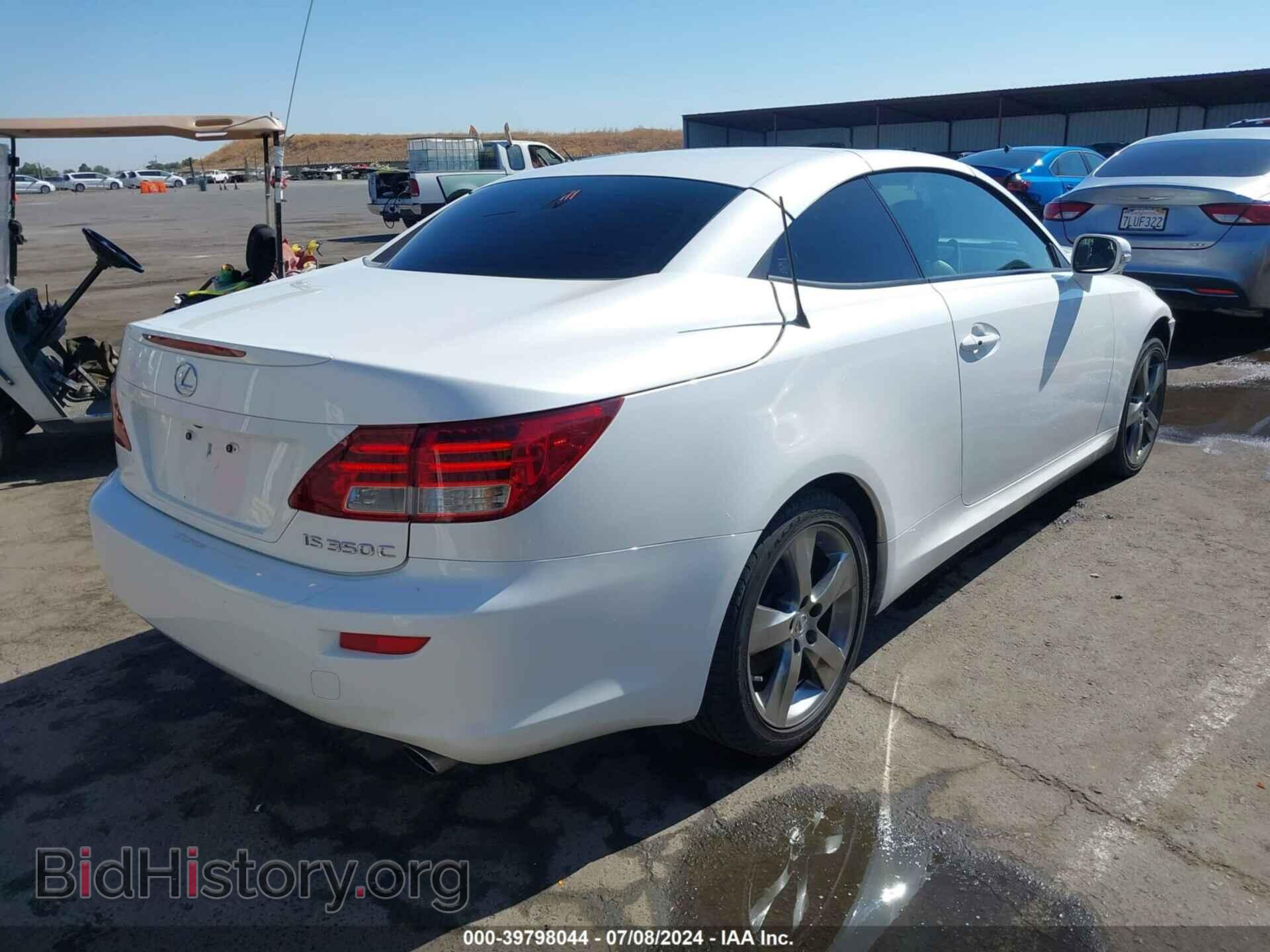 2011 LEXUS IS 350C - VIN: JTHFE2C24B2505310 - Фото 4