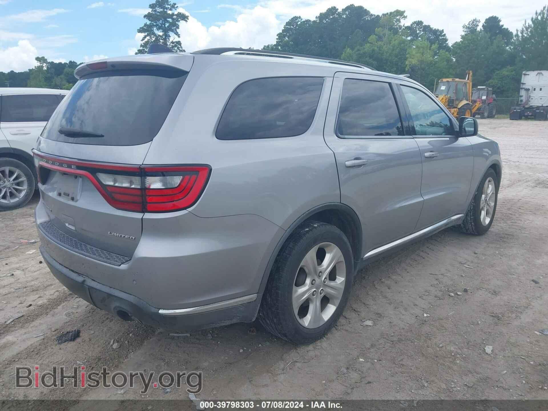 2015 DODGE DURANGO - VIN: 1C4RDHDG3FC760061 - Фото 4
