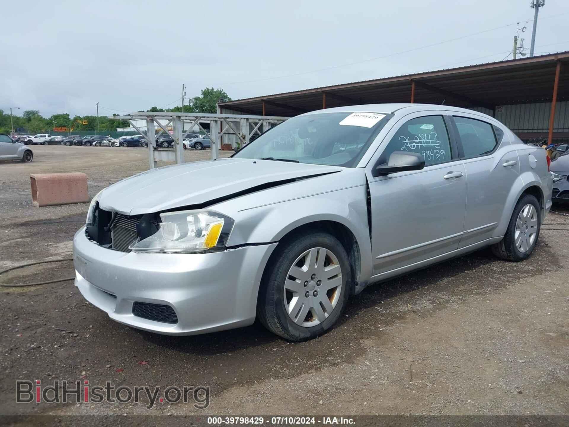 2012 DODGE AVENGER - VIN: 1C3CDZAG4CN269843 - Photo 2