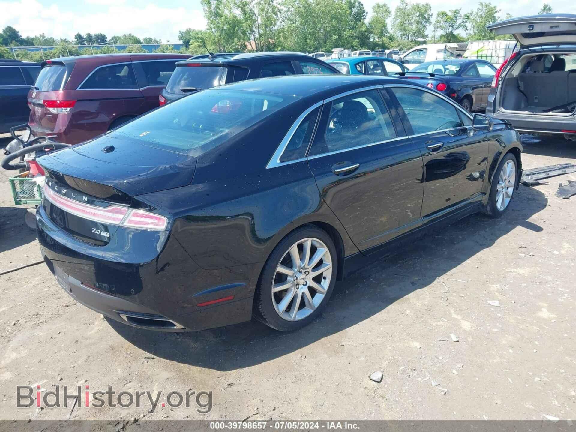 2016 LINCOLN MKZ - VIN: 3LN6L2J93GR609244 - Фото 4