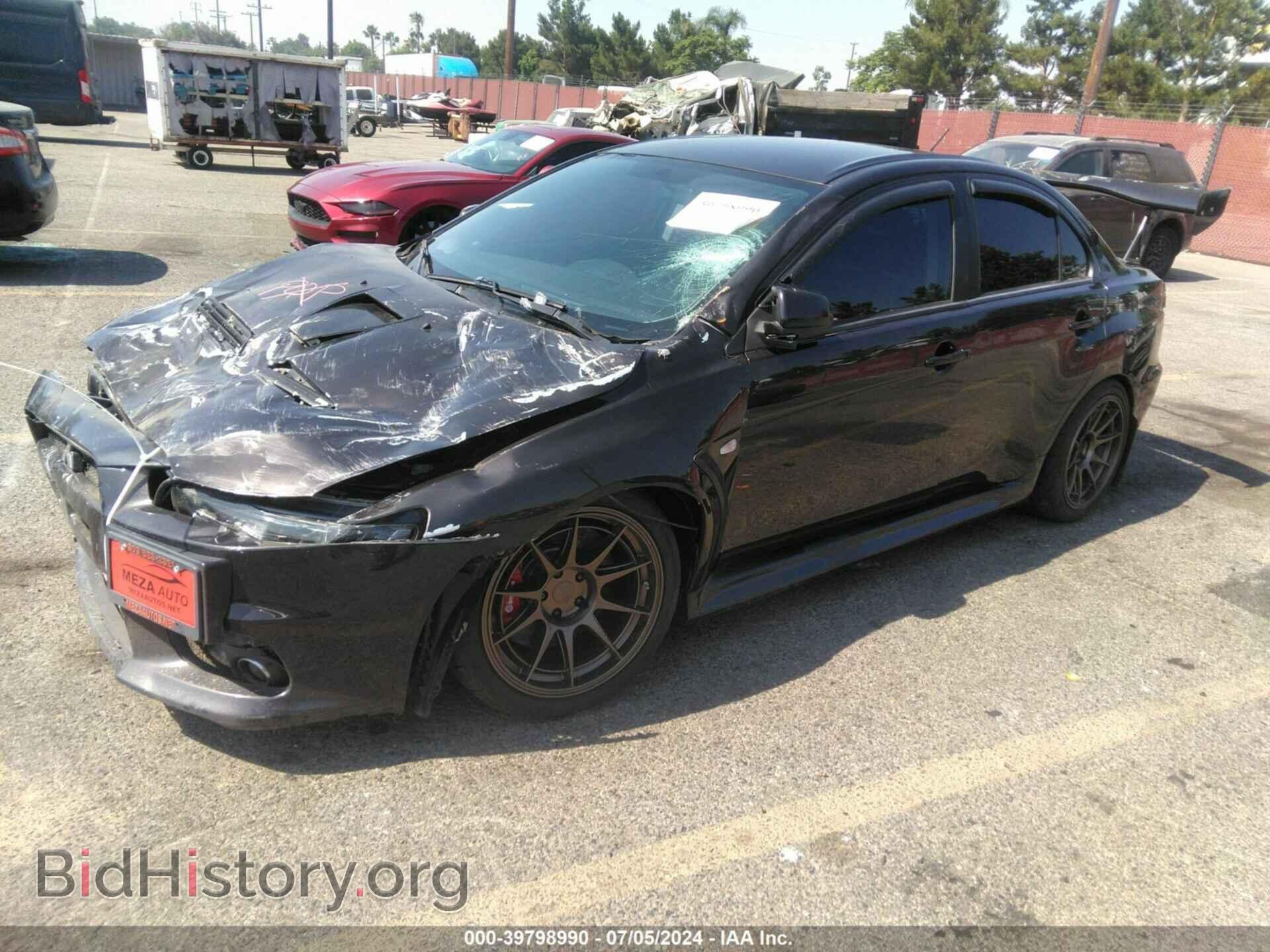 2014 MITSUBISHI LANCER EVOLUTION - VIN: JA32W8FV0EU022331 - Фото 2