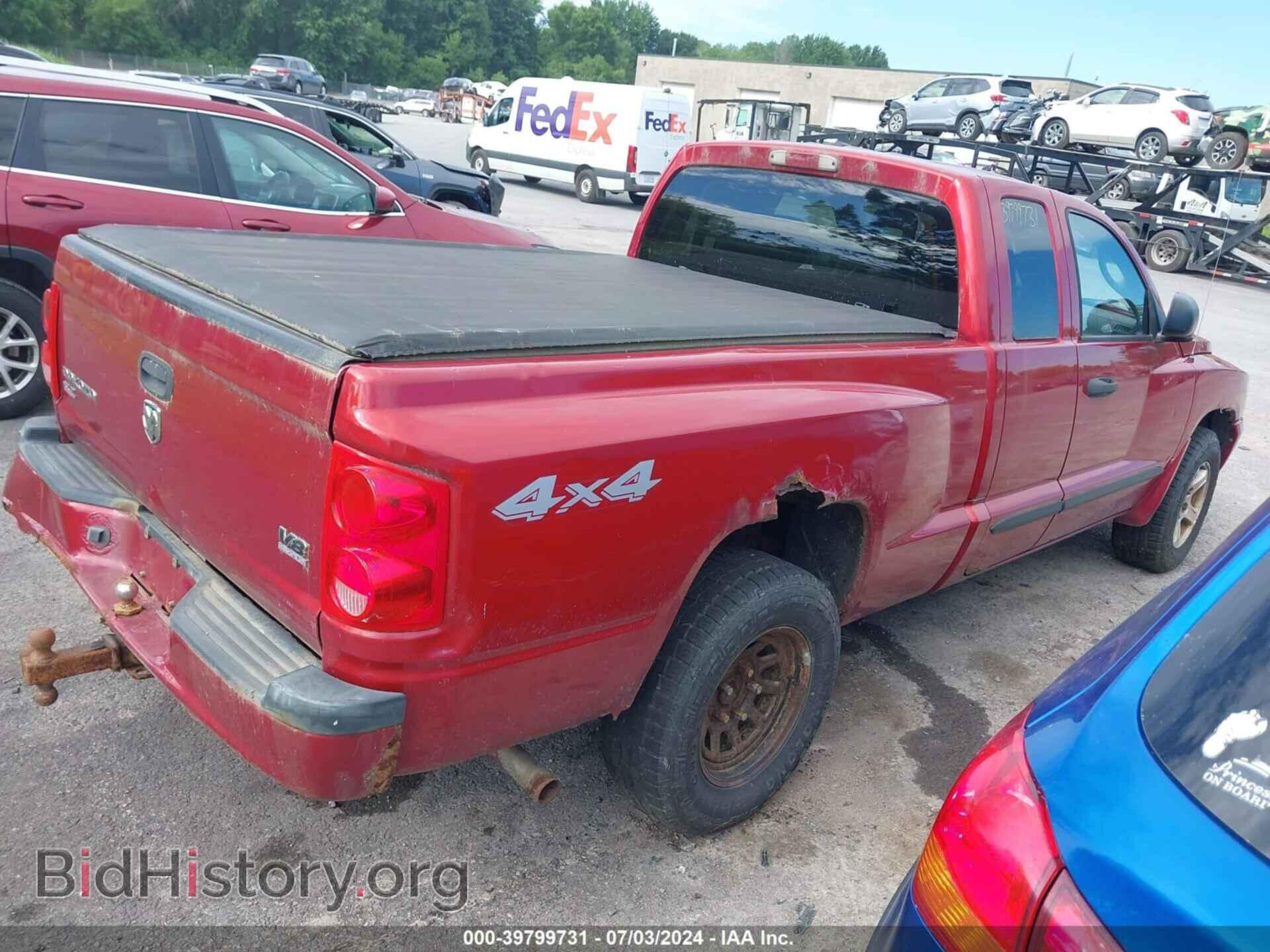 2007 DODGE DAKOTA - VIN: 1D7HW42N27S128228 - Фото 4