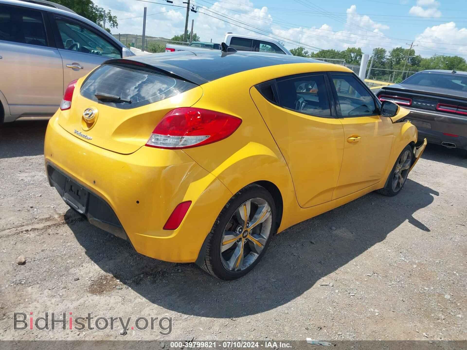 2012 HYUNDAI VELOSTER - VIN: KMHTC6AD3CU078662 - Фото 4