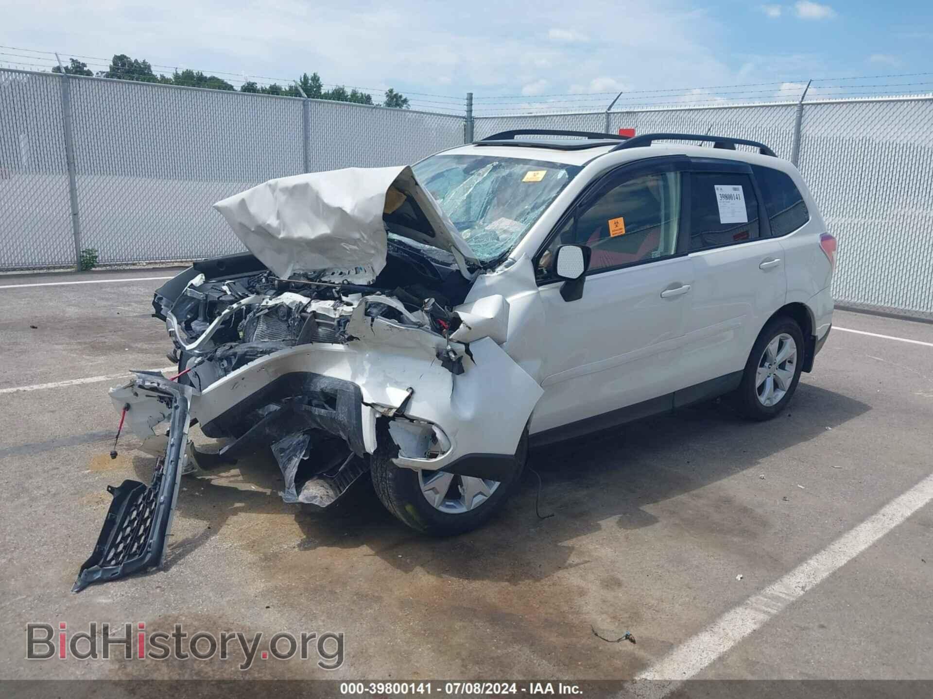 2015 SUBARU FORESTER - VIN: JF2SJAFC4FH450422 - Фото 2