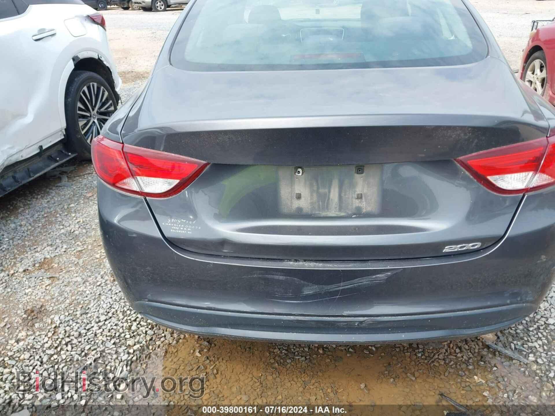 2015 CHRYSLER 200 - VIN: 1C3CCCFB5FN610880 - Фото 16