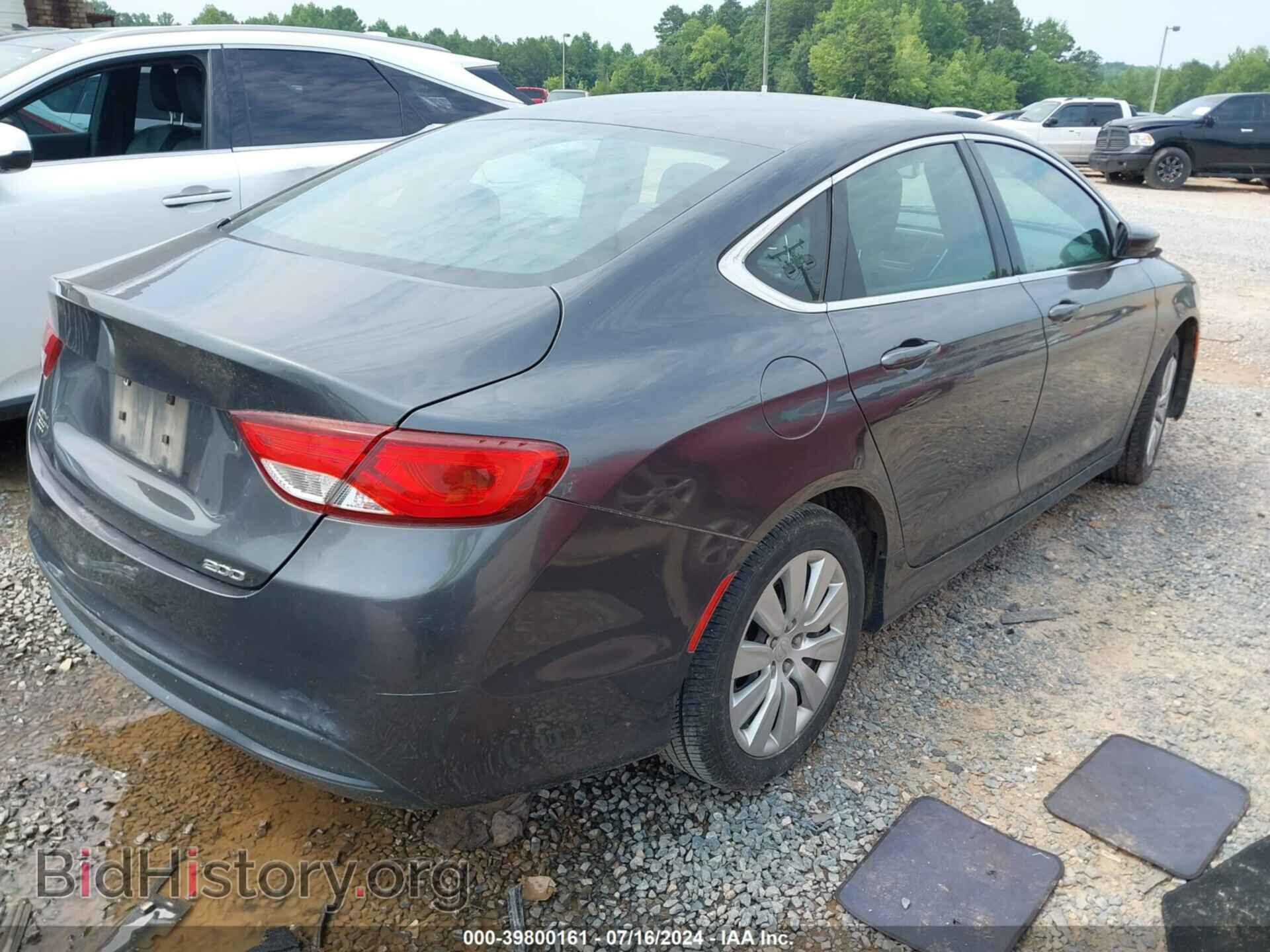 2015 CHRYSLER 200 - VIN: 1C3CCCFB5FN610880 - Фото 4