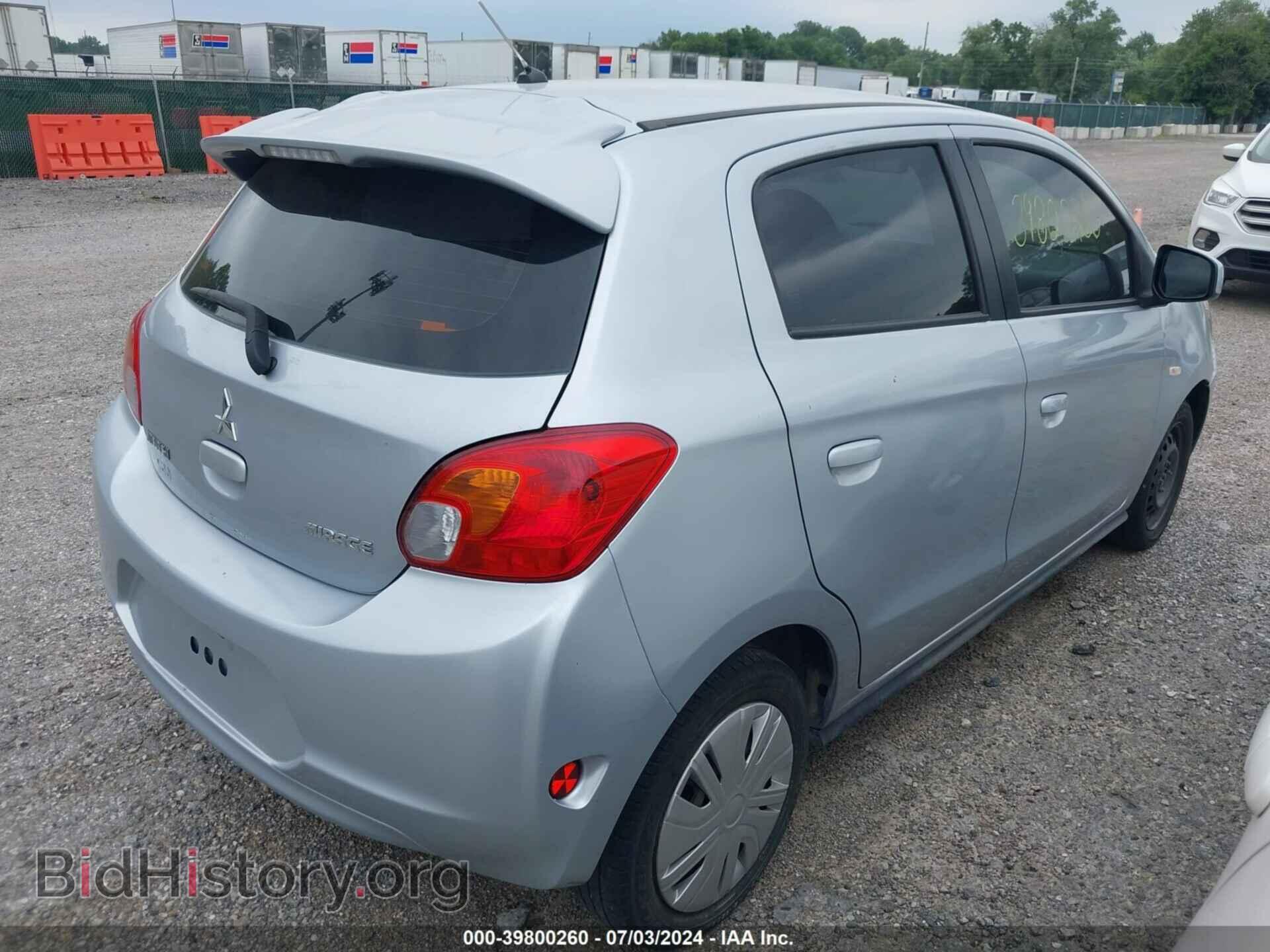 2015 MITSUBISHI MIRAGE - VIN: ML32A3HJ6FH047633 - Фото 4