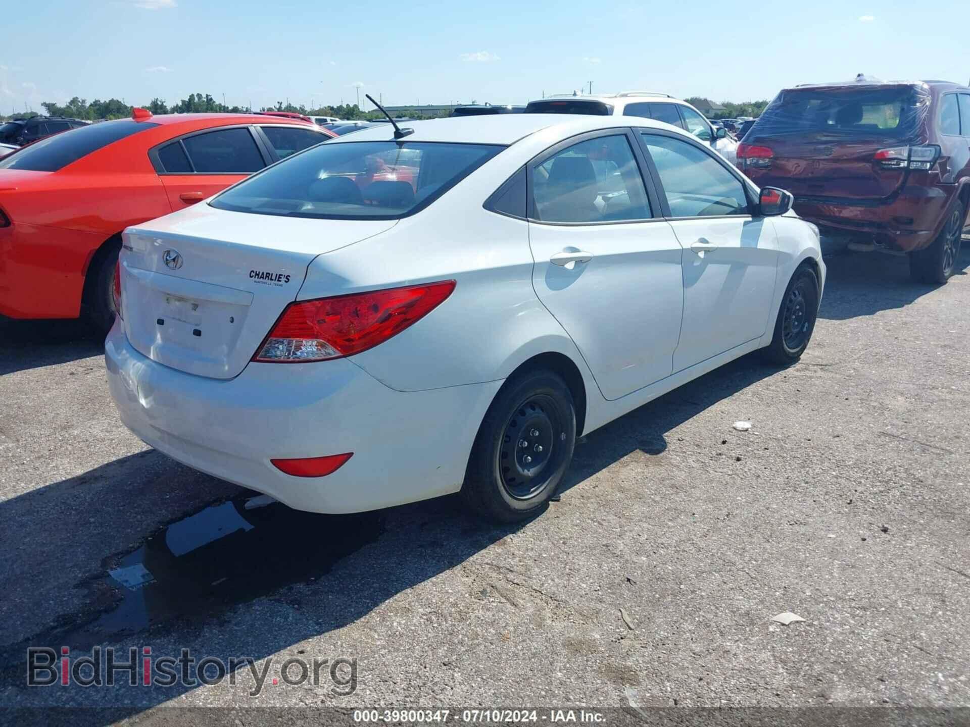 2013 HYUNDAI ACCENT - VIN: KMHCT4AE0DU520330 - Фото 4