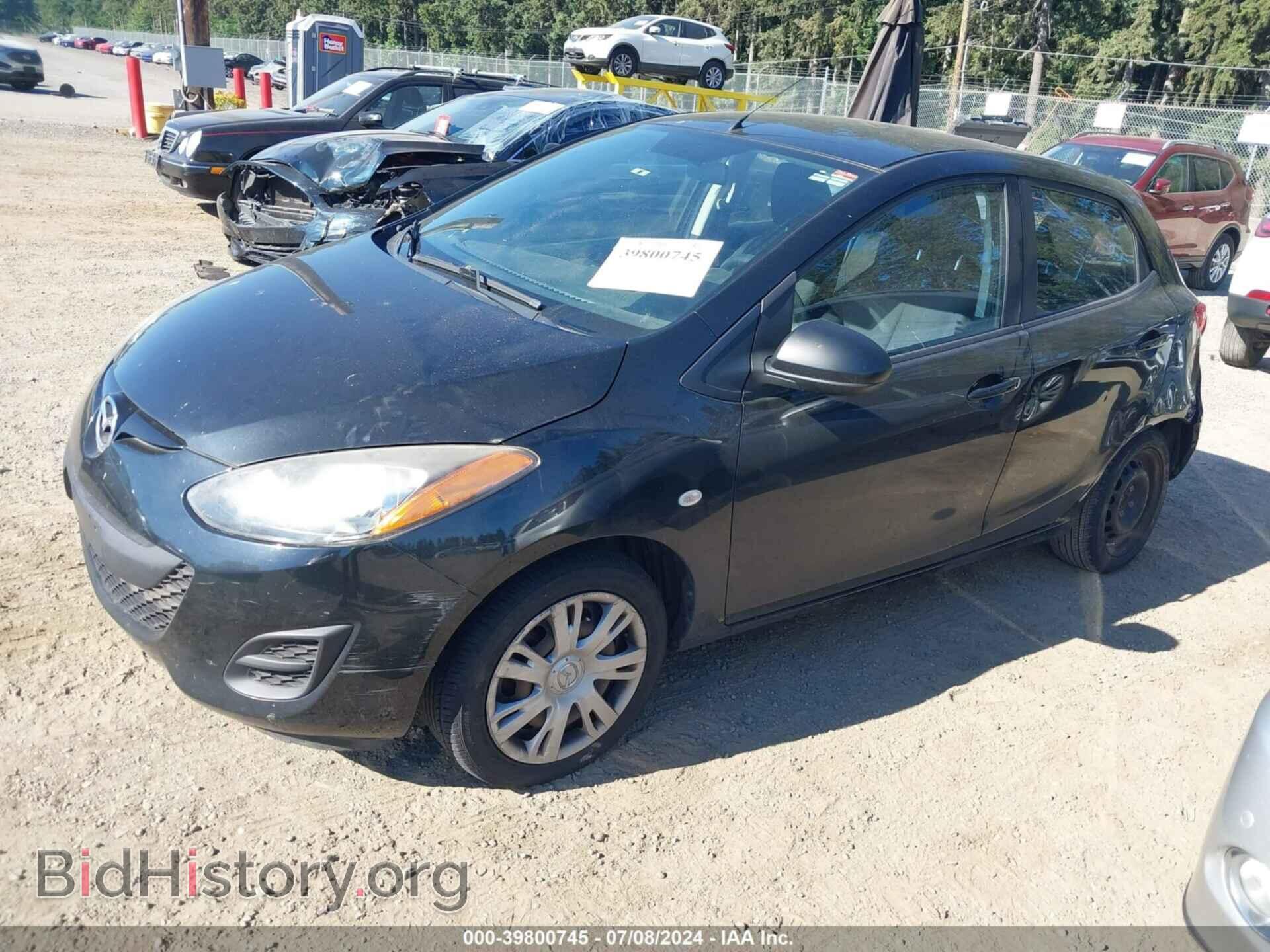 2014 MAZDA MAZDA2 - VIN: JM1DE1KZ7E0173591 - Фото 2