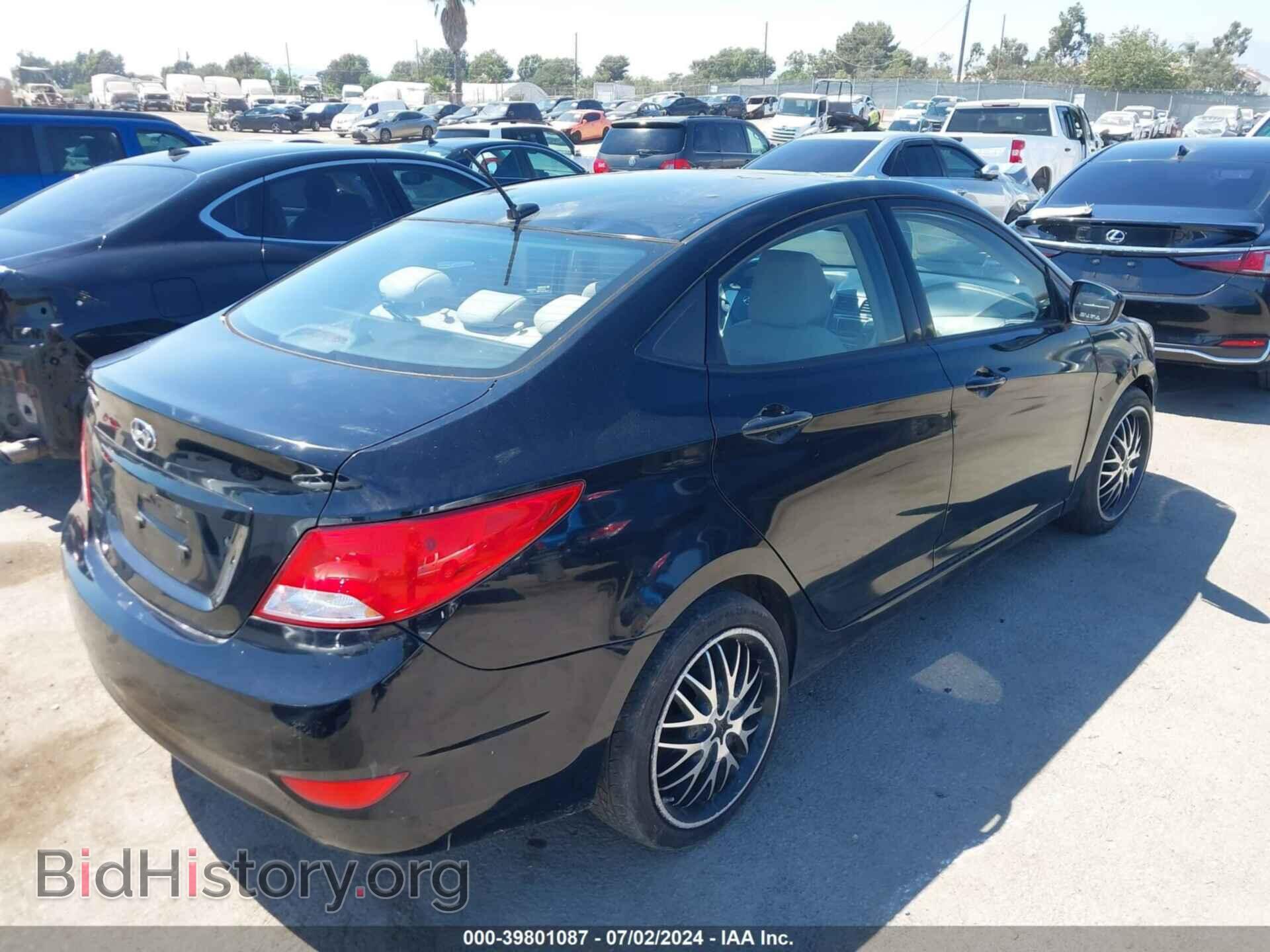 2017 HYUNDAI ACCENT - VIN: KMHCT4AE0HU352226 - Фото 4