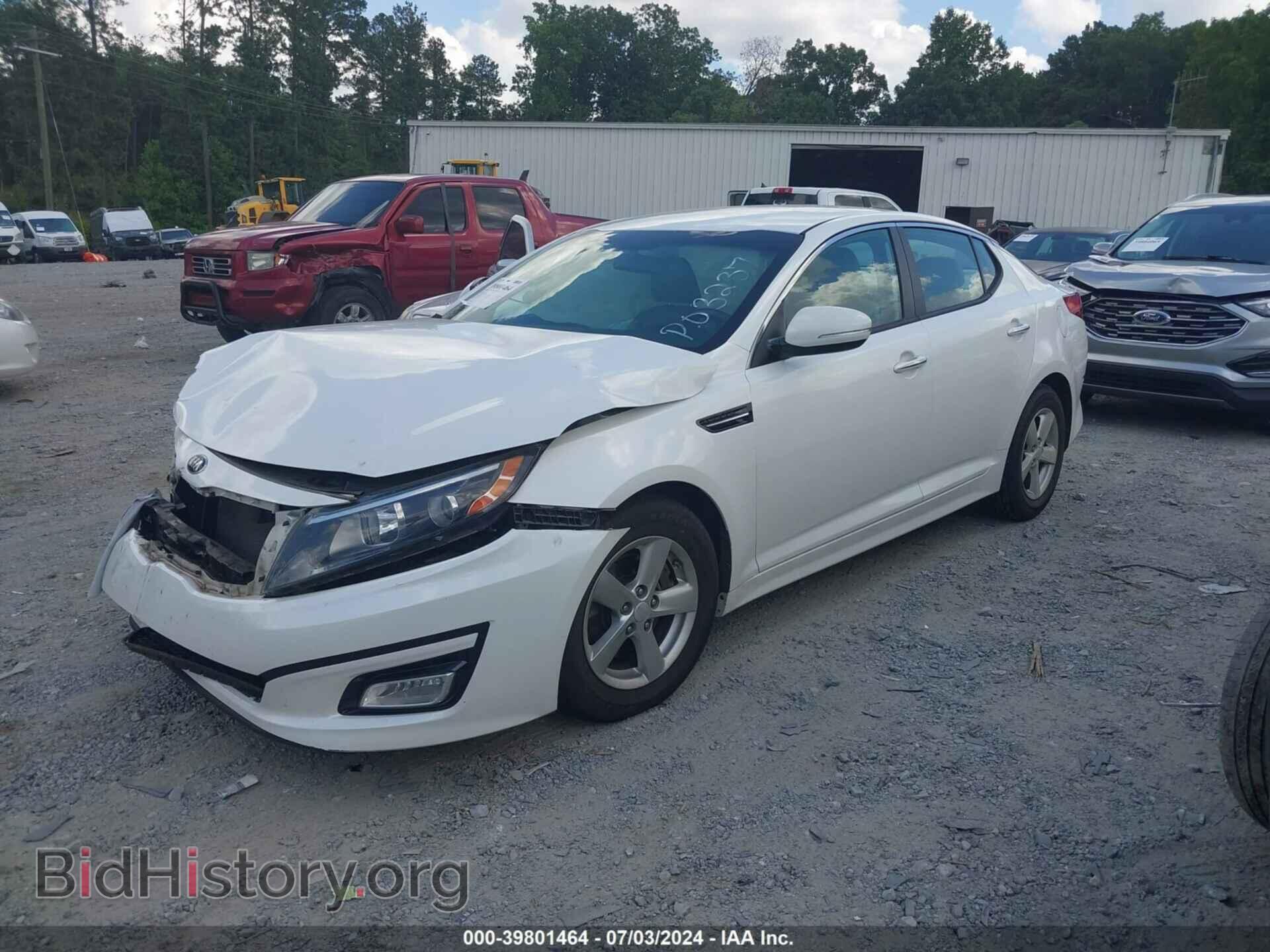 2015 KIA OPTIMA - VIN: KNAGM4A78F5608606 - Фото 2