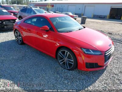 2017 Audi TT 2.0T, red — VIN TRUC5AFV0H1012510, IAAI