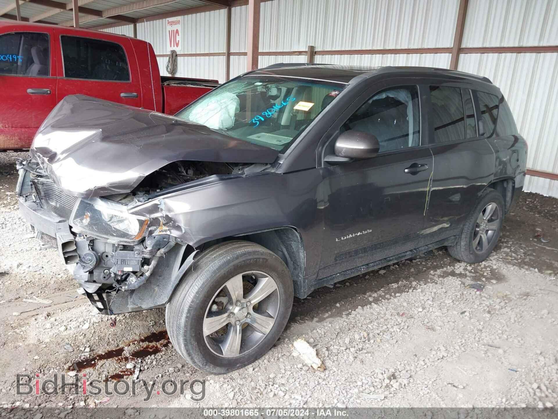 2016 JEEP COMPASS - VIN: 1C4NJDEB0GD797700 - Фото 2