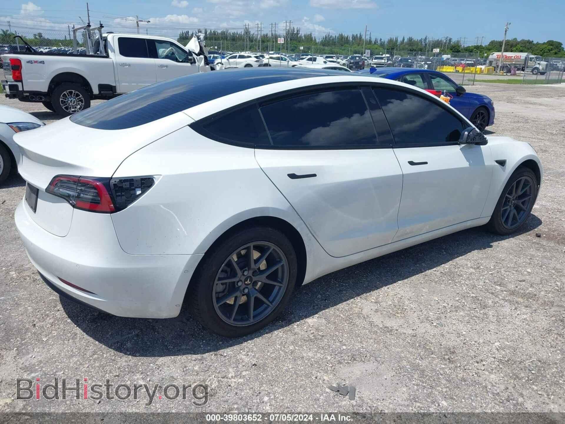 2022 TESLA MODEL 3 - VIN: 5YJ3E1EA0NF307277 - Фото 4