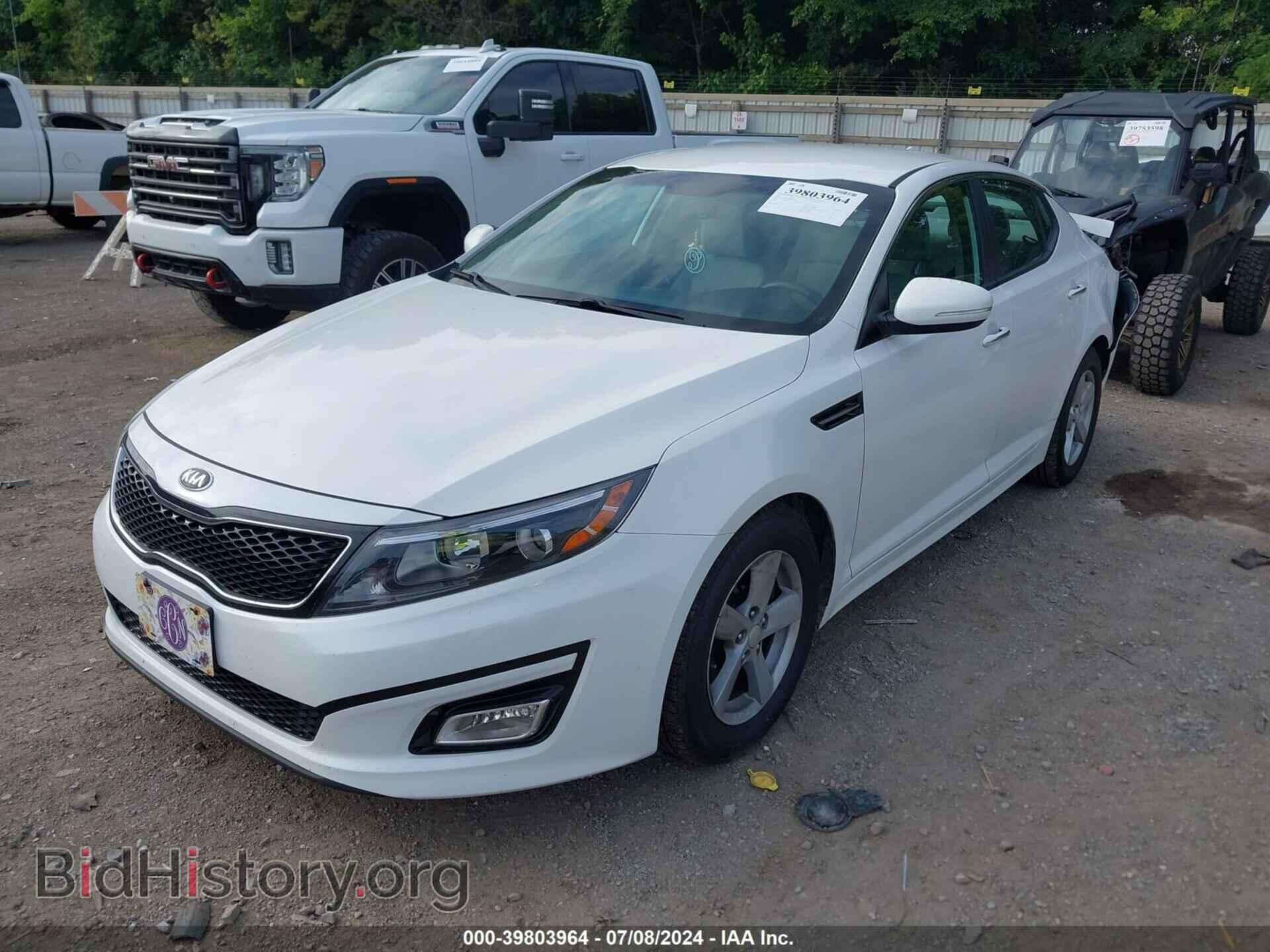 2015 KIA OPTIMA - VIN: KNAGM4A74F5598320 - Фото 2