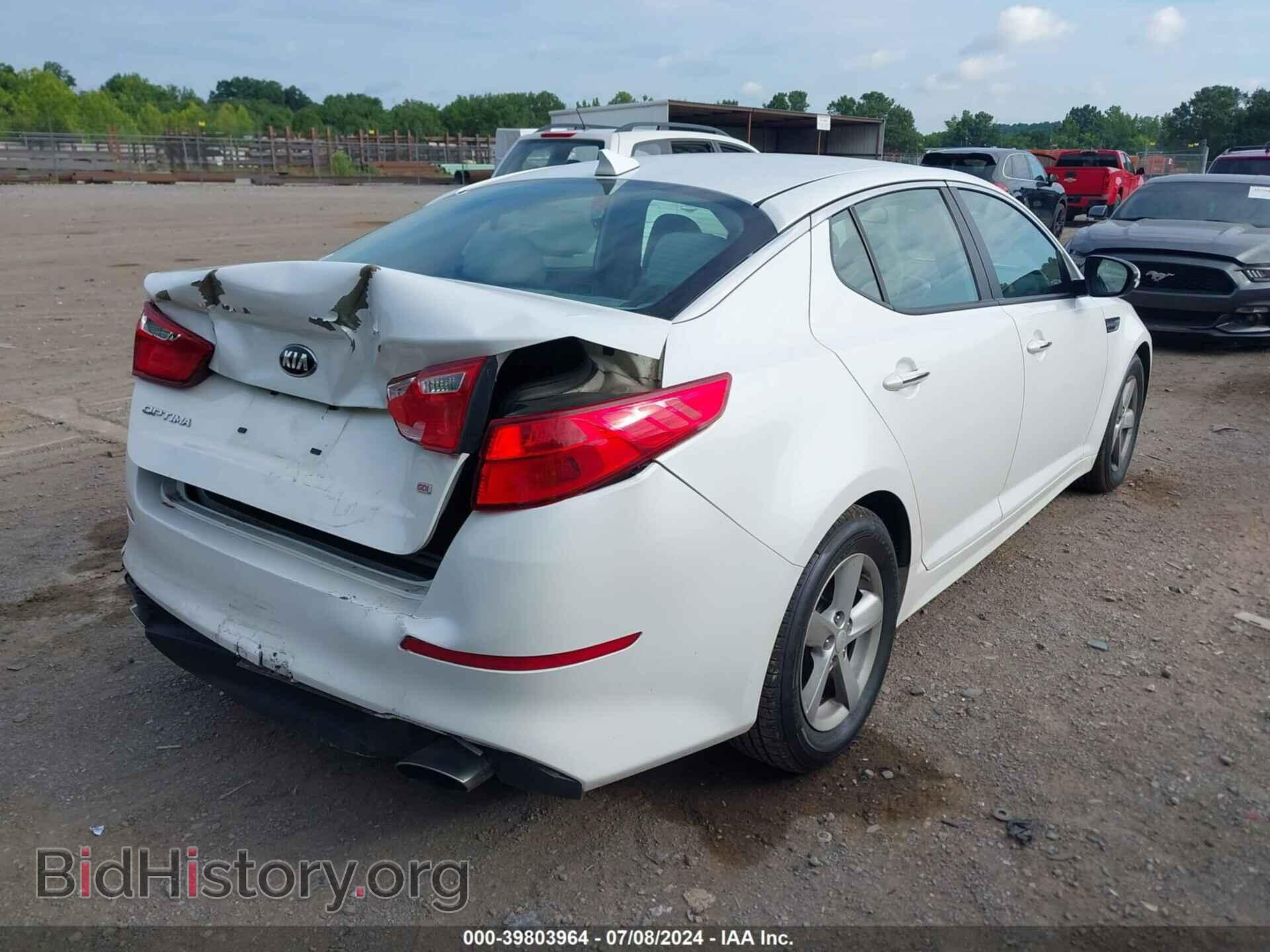 2015 KIA OPTIMA - VIN: KNAGM4A74F5598320 - Фото 4