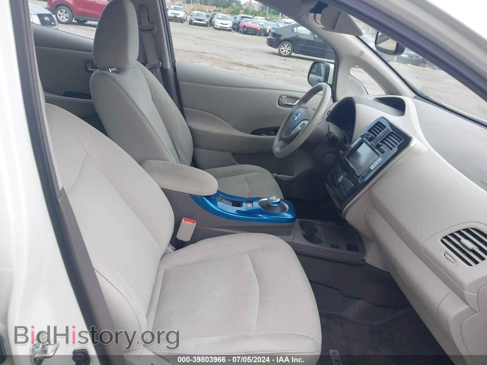 2012 NISSAN LEAF - VIN: JN1AZ0CP3CT026357 - Фото 5