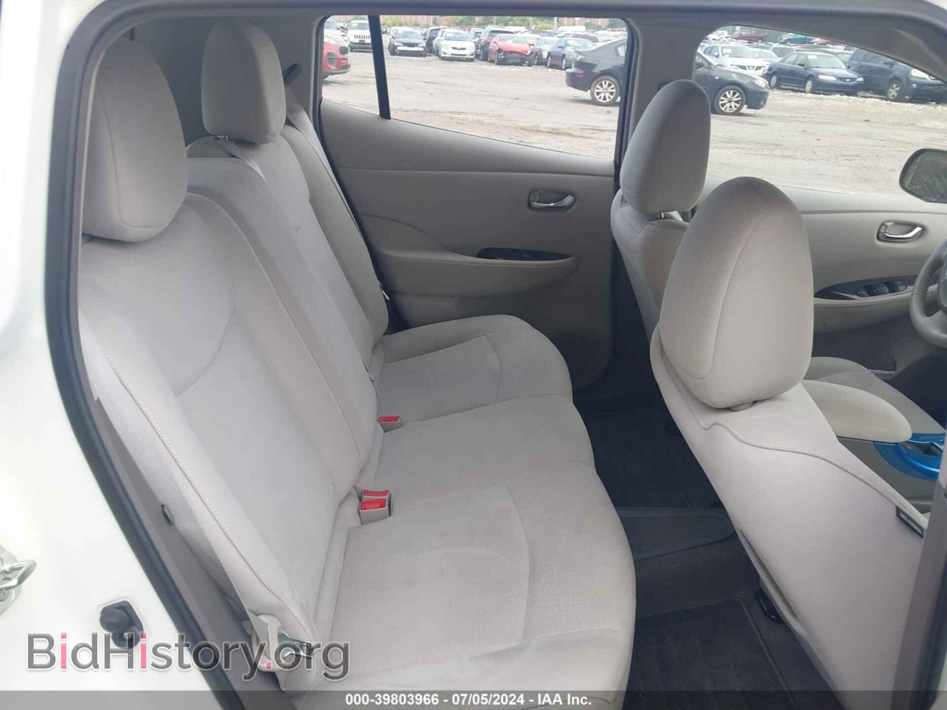2012 NISSAN LEAF - VIN: JN1AZ0CP3CT026357 - Фото 8