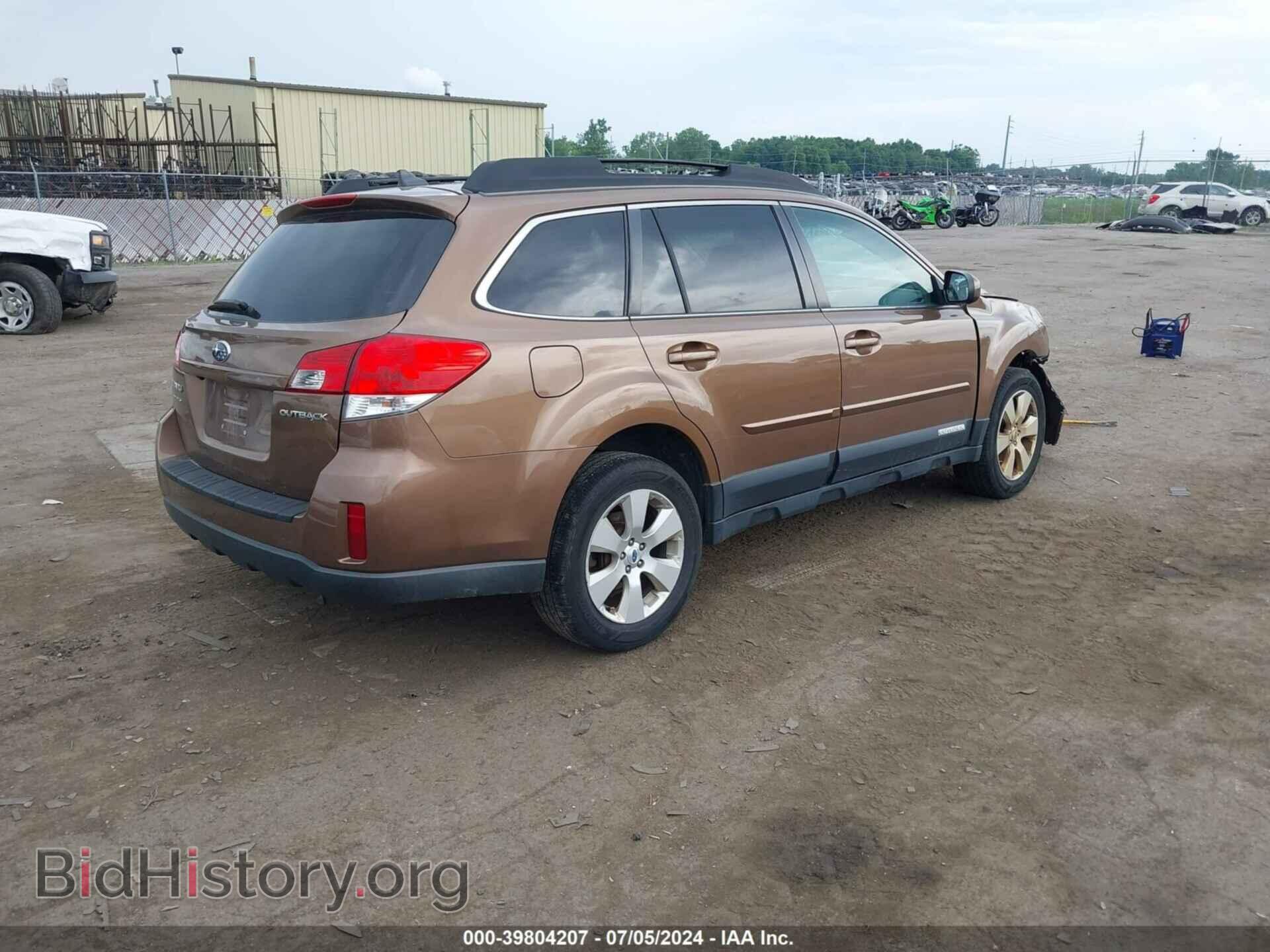 2011 SUBARU OUTBACK - VIN: 4S4BRCKC1B3429863 - Фото 4