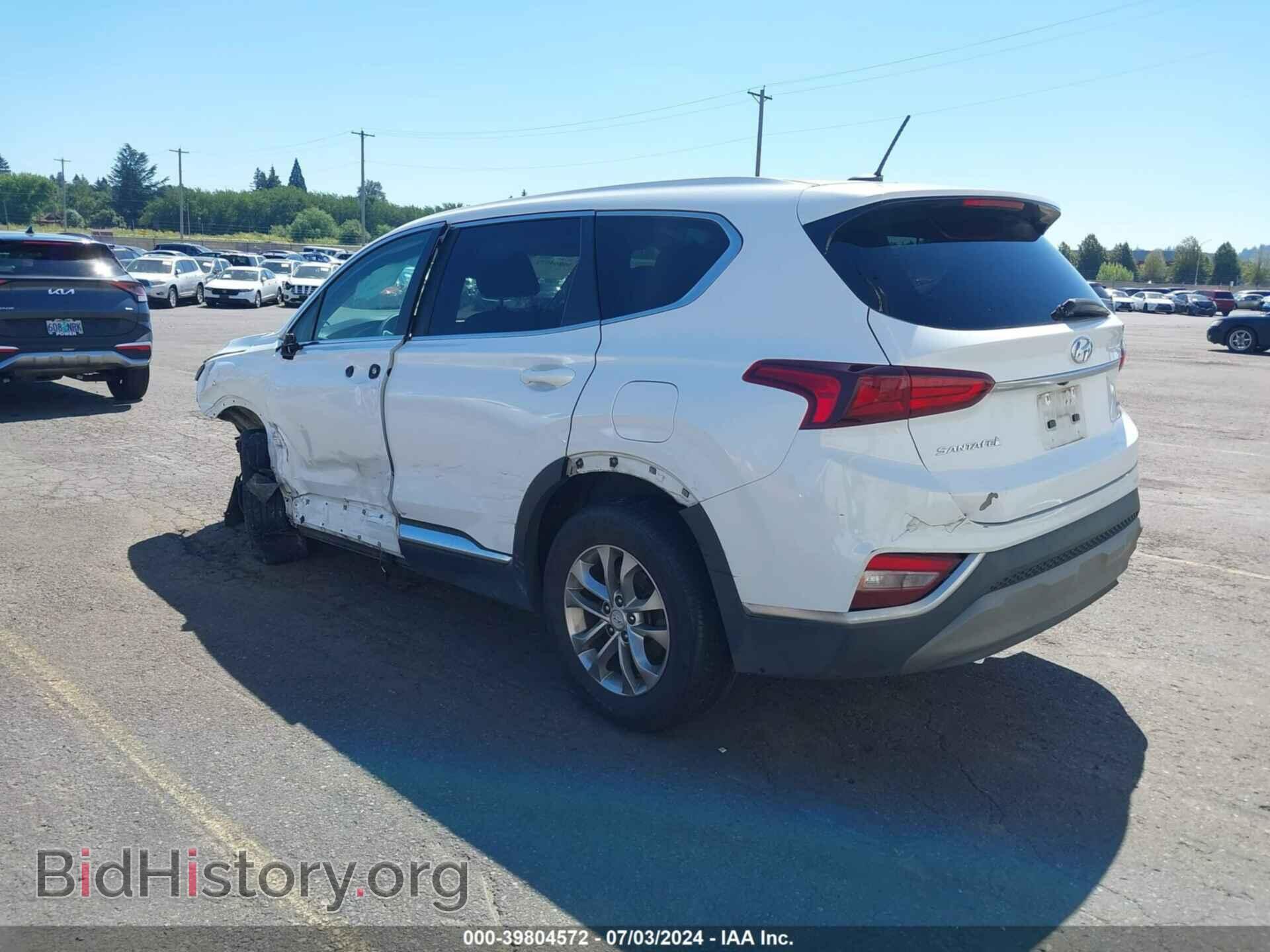 2019 HYUNDAI SANTA FE - VIN: 5NMS2CAD7KH021663 - Фото 3