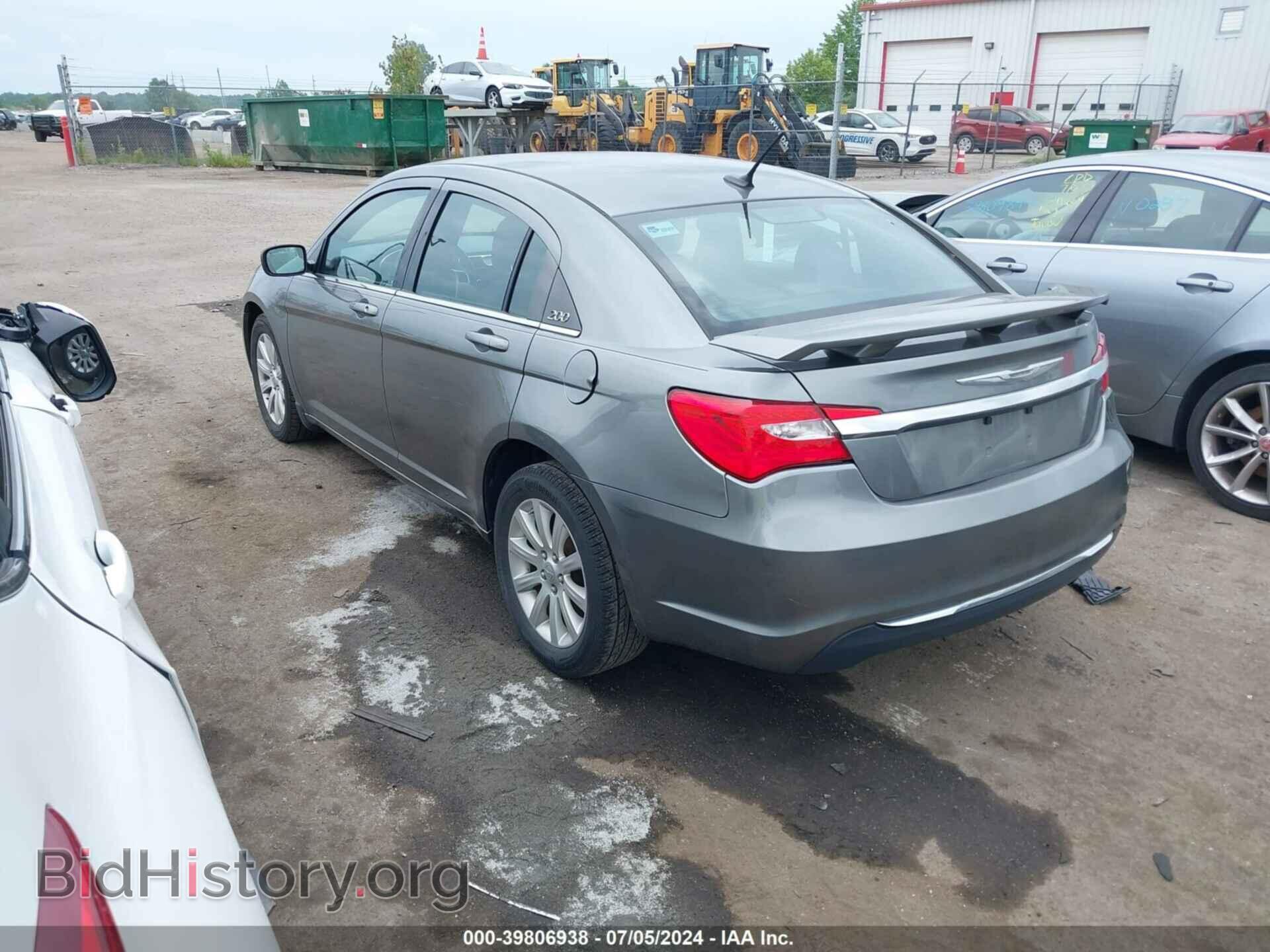 2013 CHRYSLER 200 - VIN: 1C3CCBBB2DN763200 - Фото 3