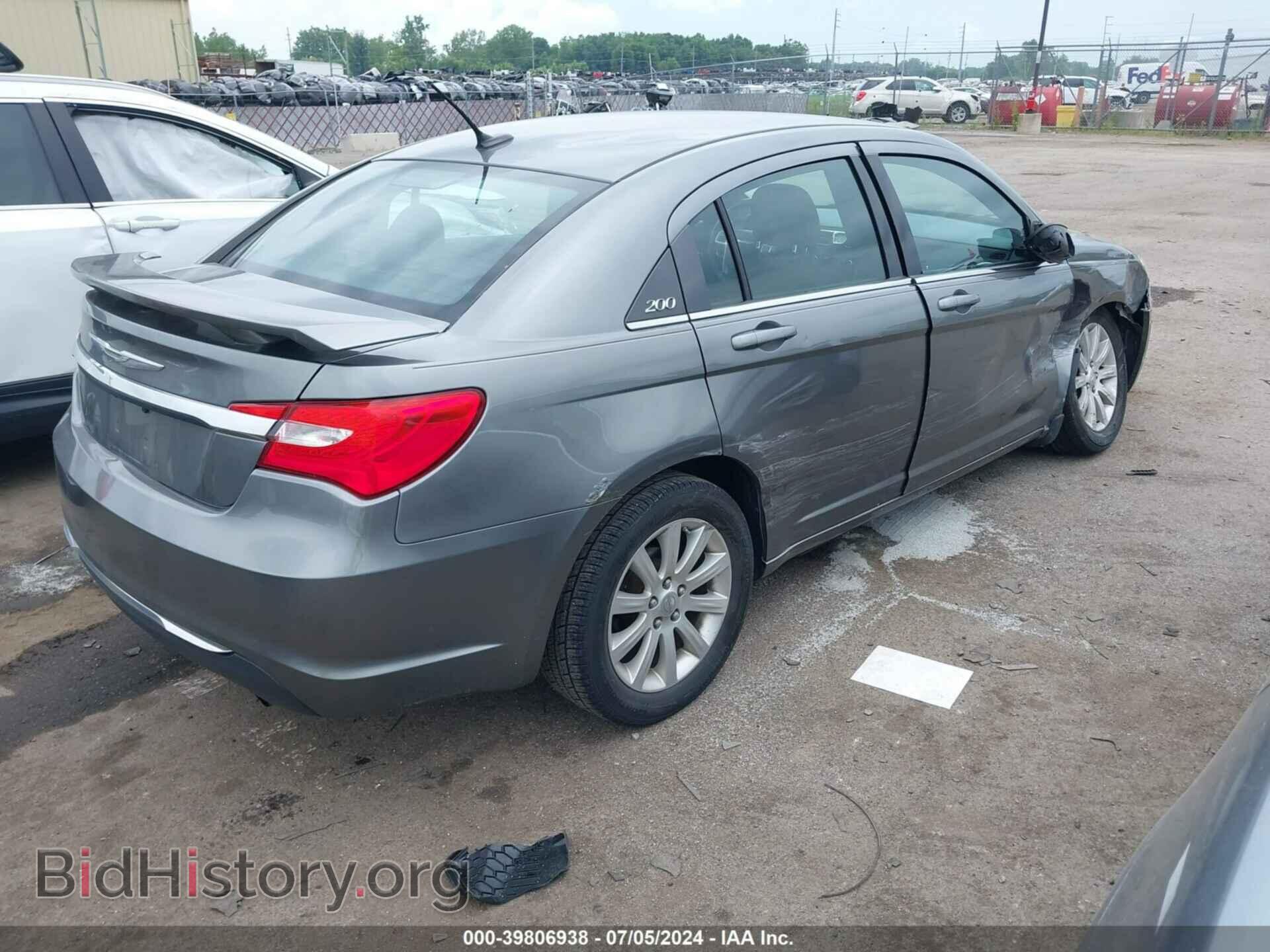 2013 CHRYSLER 200 - VIN: 1C3CCBBB2DN763200 - Фото 4
