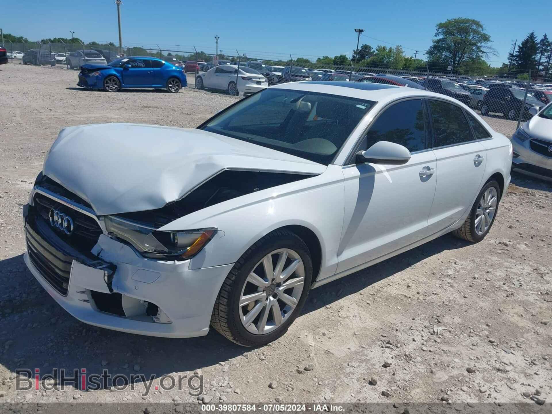 2013 AUDI A6 - VIN: WAUGFAFC3DN154423 - Фото 2