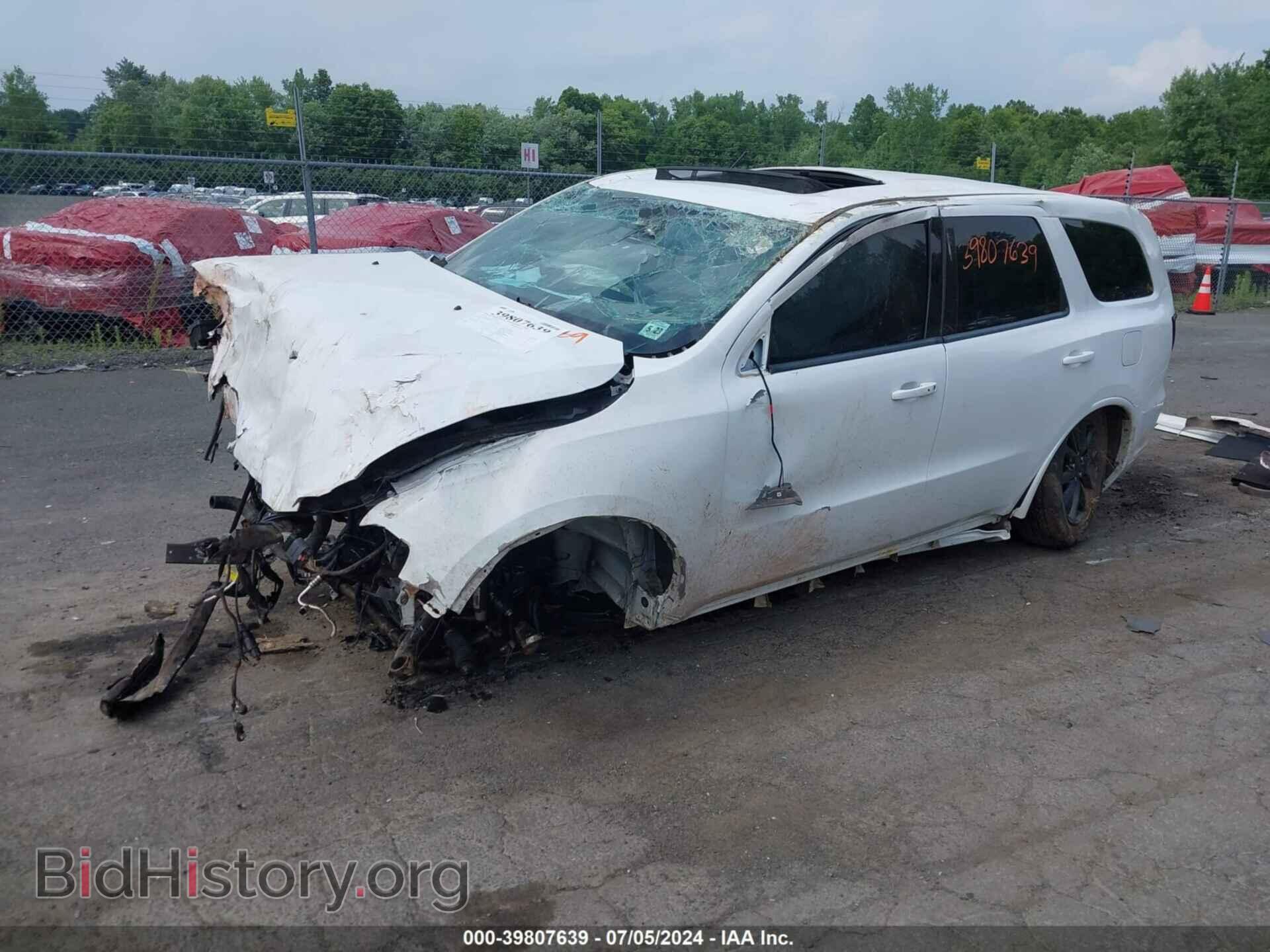 2018 DODGE DURANGO - VIN: 1C4RDJAG8JC324312 - Фото 2