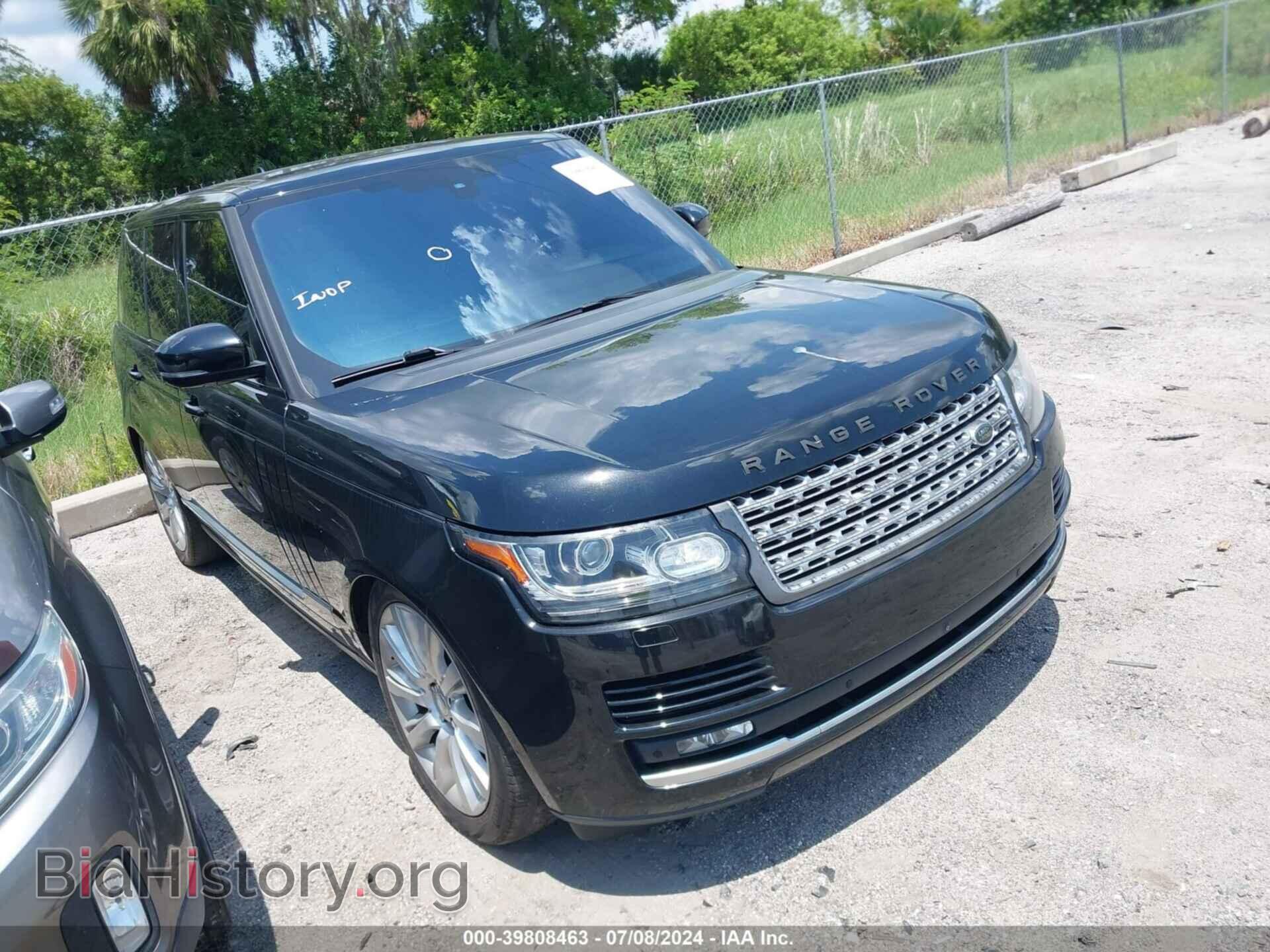 Фотография SALGS2EF6GA247697 - LAND ROVER RANGE ROVER 2016
