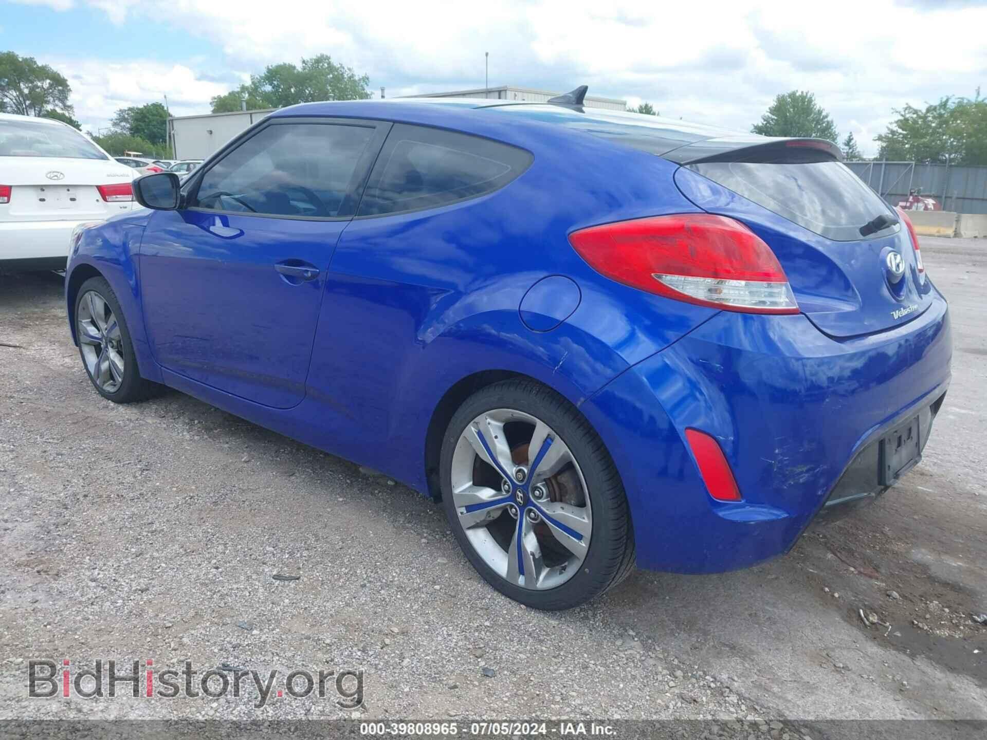 2012 HYUNDAI VELOSTER - VIN: KMHTC6AD7CU025317 - Фото 3